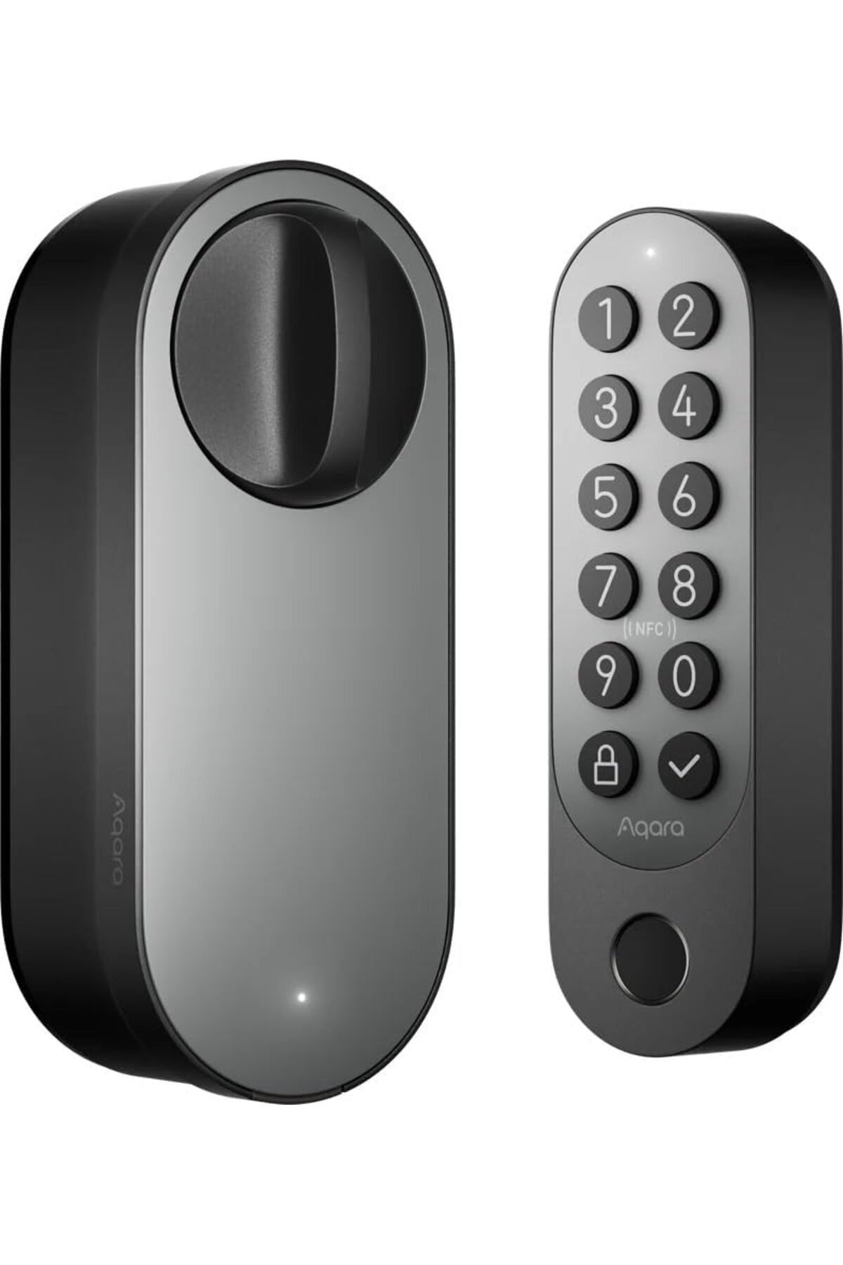 Aqara-Smart Lock U200 Deadbolt Kit with Built-in Fingerprint Reader and Keypad-Black 4