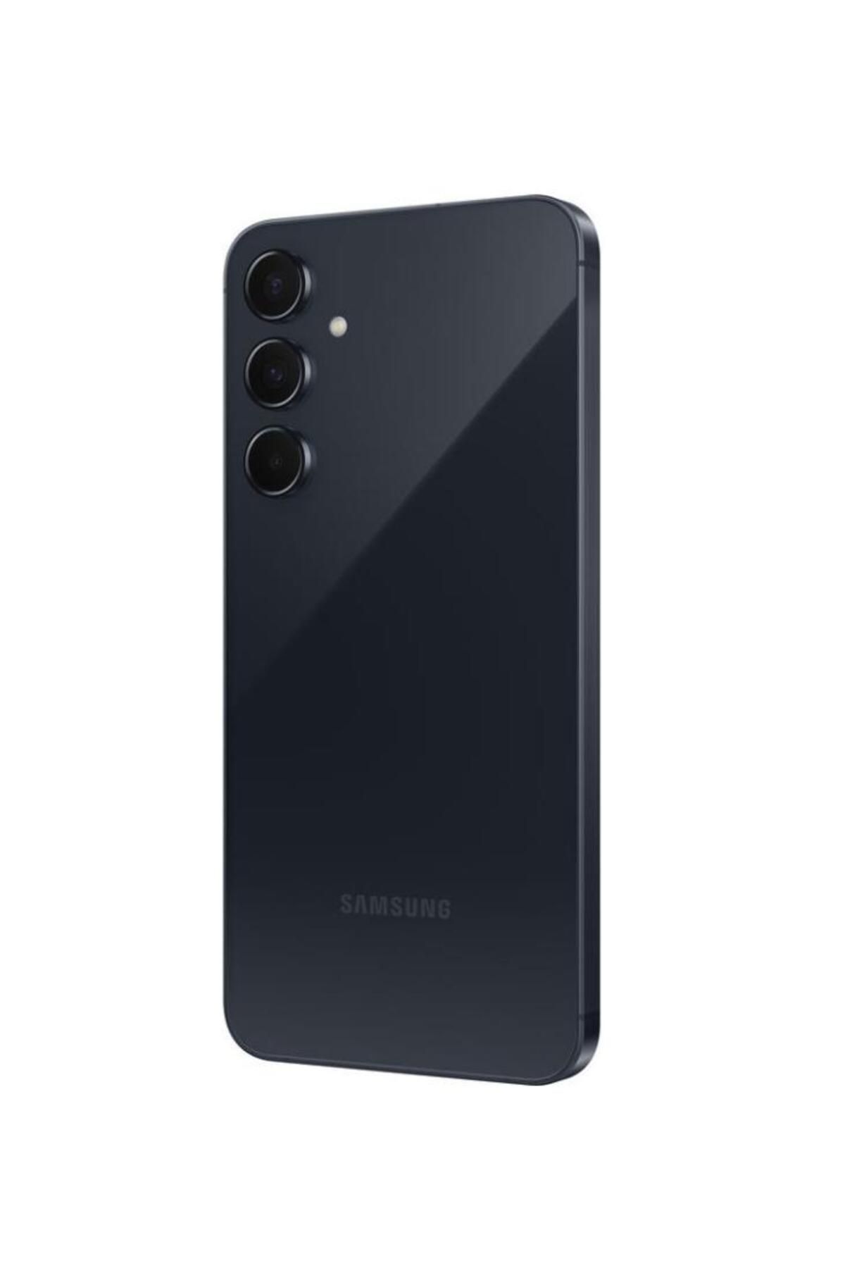 Samsung-Smartphone Galaxy A55 5G, ecran Super AMOLED de 6,6", cameră de 50 MP, memorie RAM de 256 GB, procesor Exynos 1480, albastru 5
