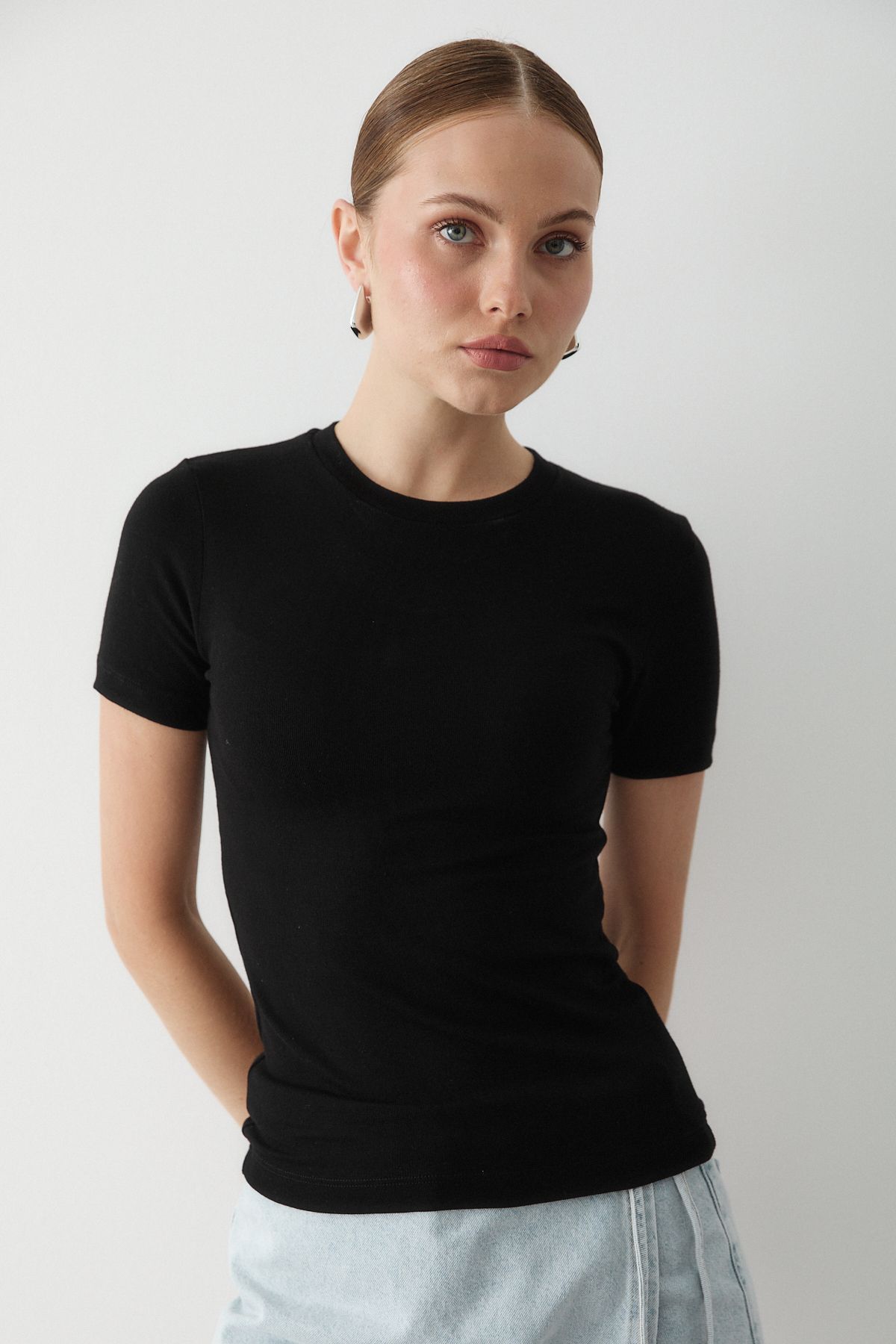 Laluvia Siyah Düz Body - 251113