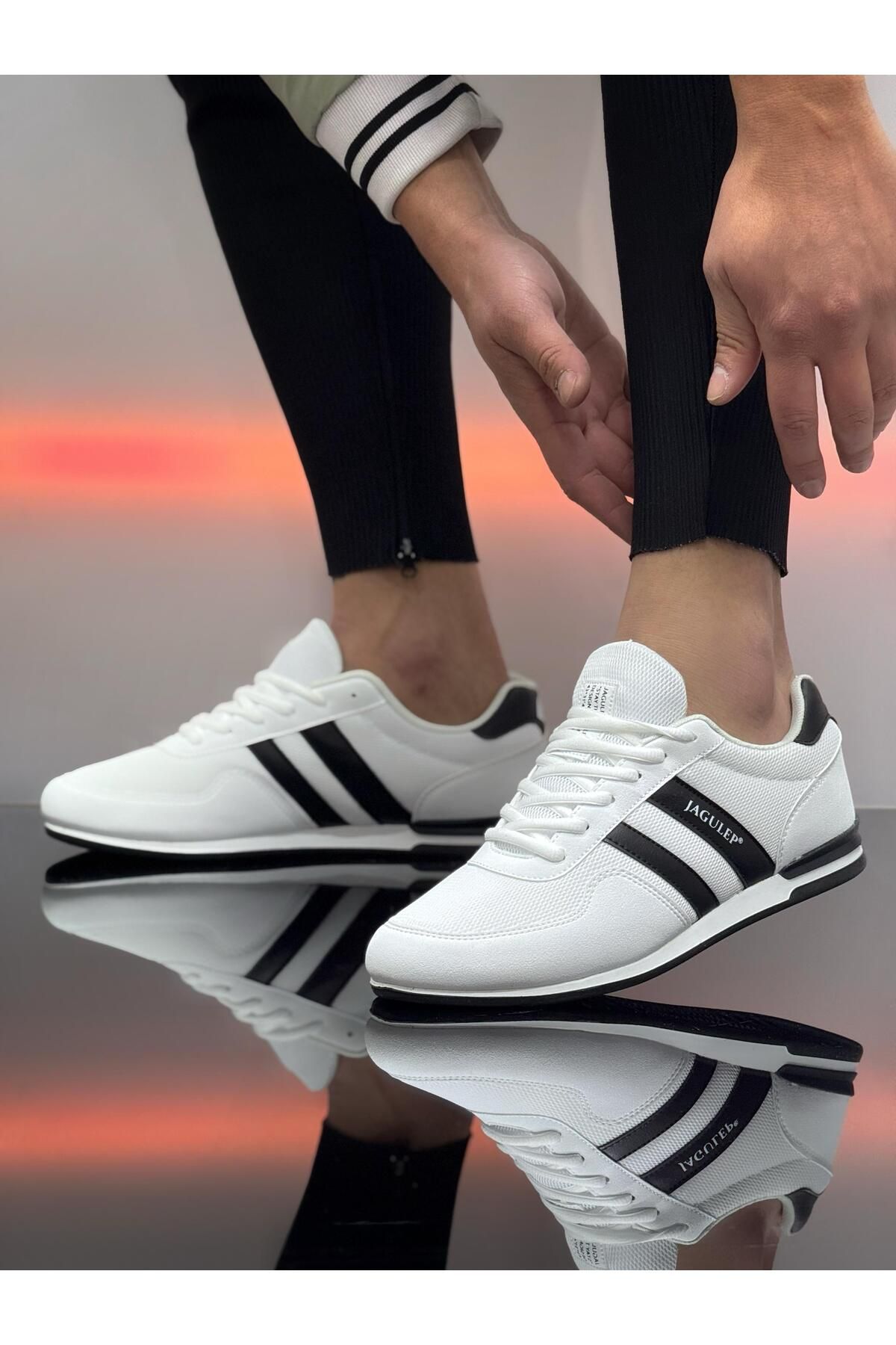 asyada fashion düz taban sneaker ayakkabı erkek spor bez spor