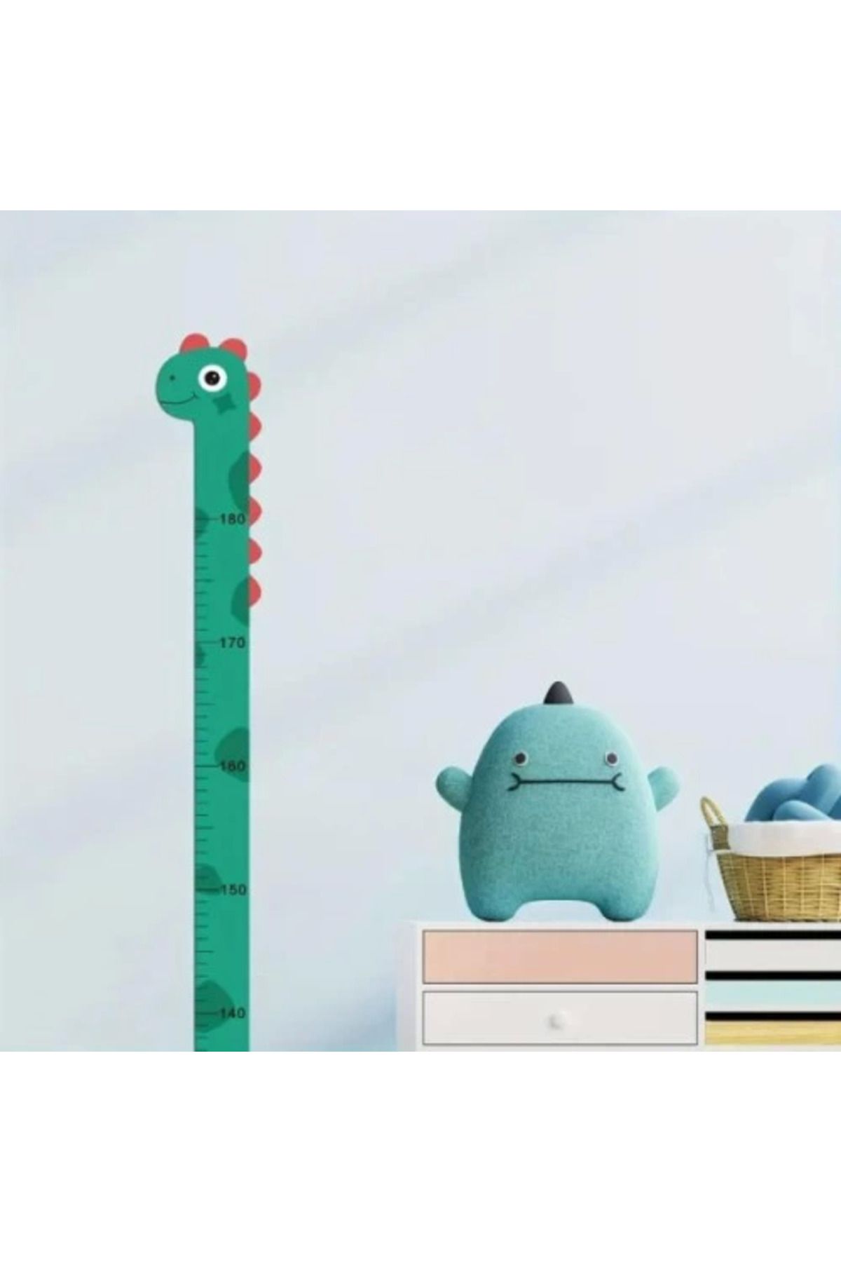 Vemora Sevimli Dinozor Boy Ölçüsü Sticker