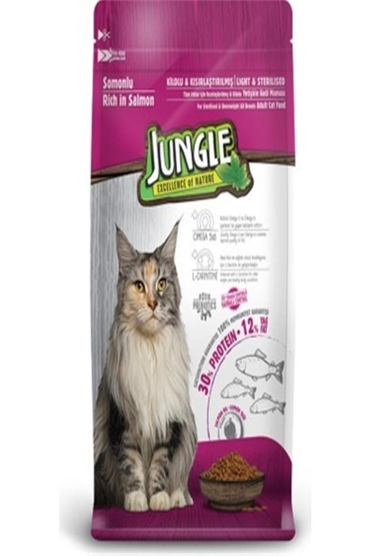Nextpage Jungle 1,5 Kg Kısır Kedi Maması Somonlu