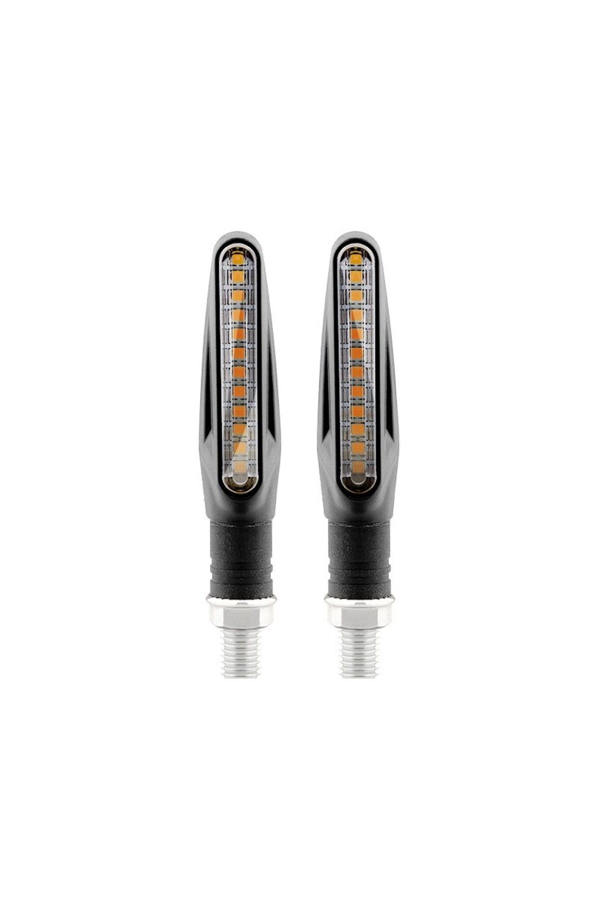 MODELPAZAR Motosiklet Led Sinyal Lambası 12 Led Sinyal Lamba Seti