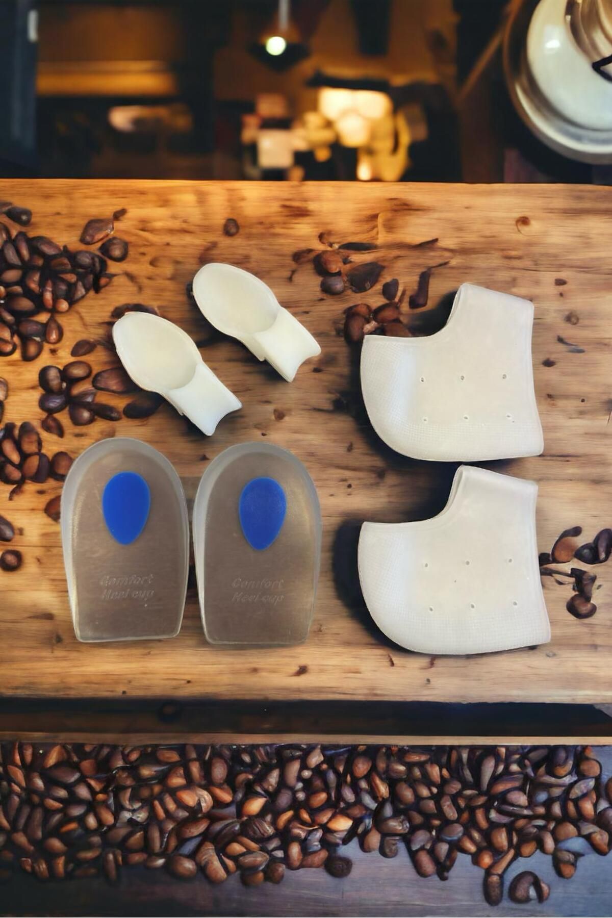 AboutThePerfect Topuk ve başparmak koruyucu 3'lü ayak sağlığı seti