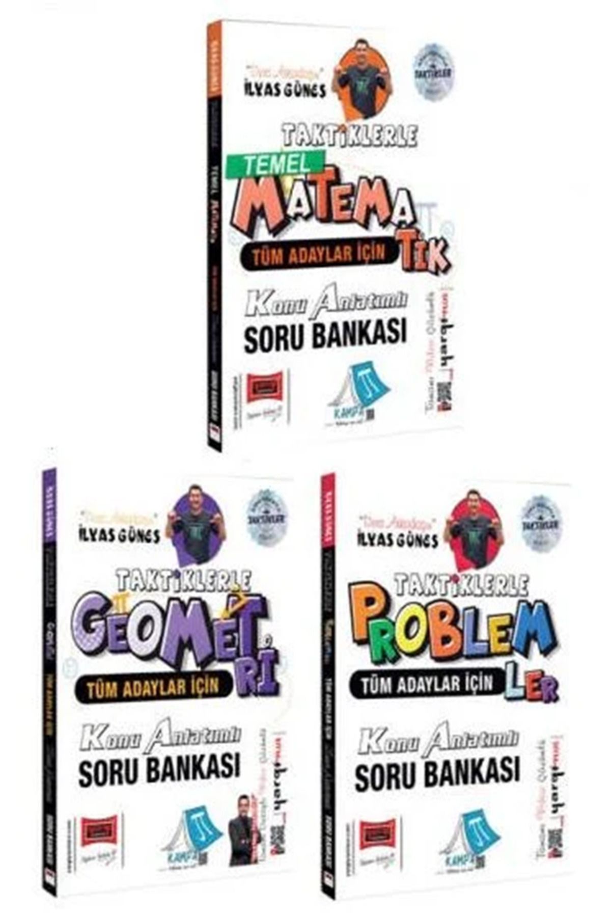 Yargı Yayınları Tüm Adaylar Taktiklerle Temel Matematik Problemler Geometri Konu Anlatımlı Soru Bankası İlyas Güneş