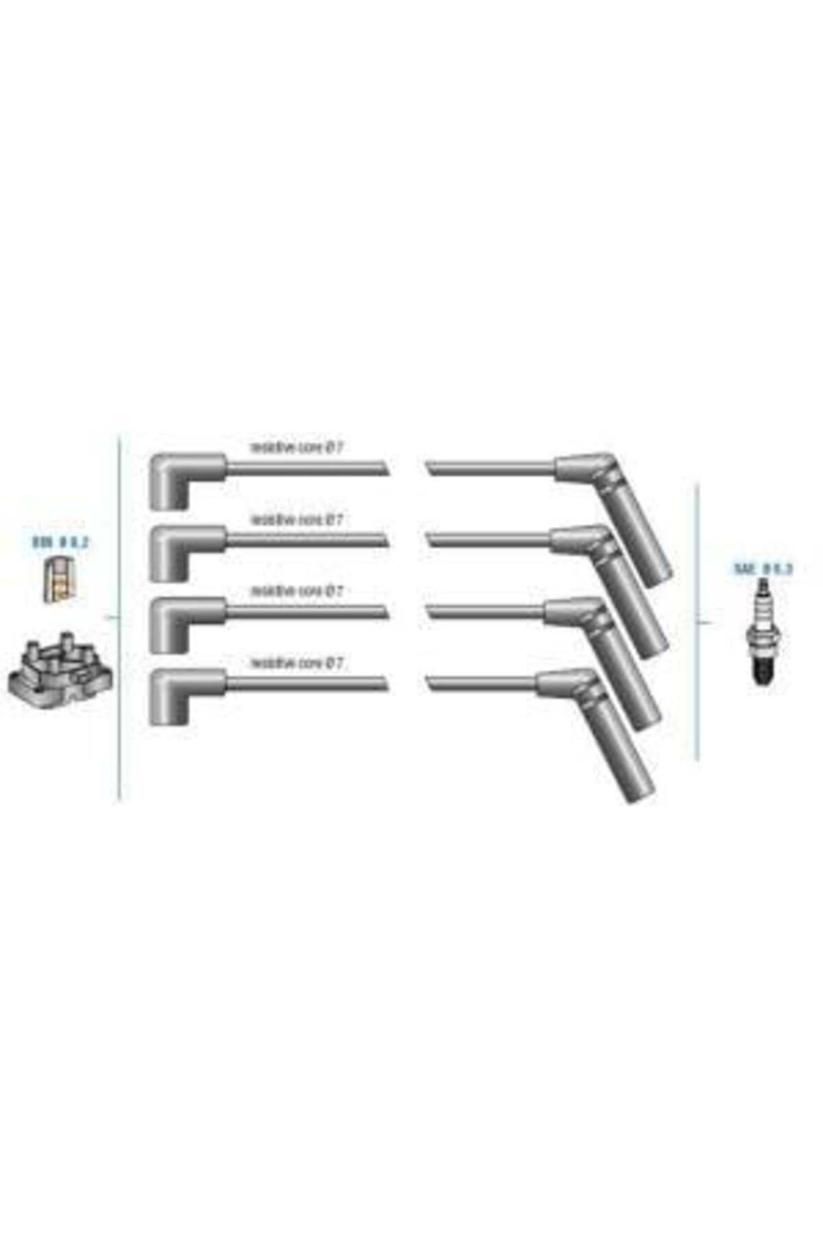 DODUCO BUJİ KABLO TK CHEVROLET KALOS 1.2i SOHC HATCBACK 03