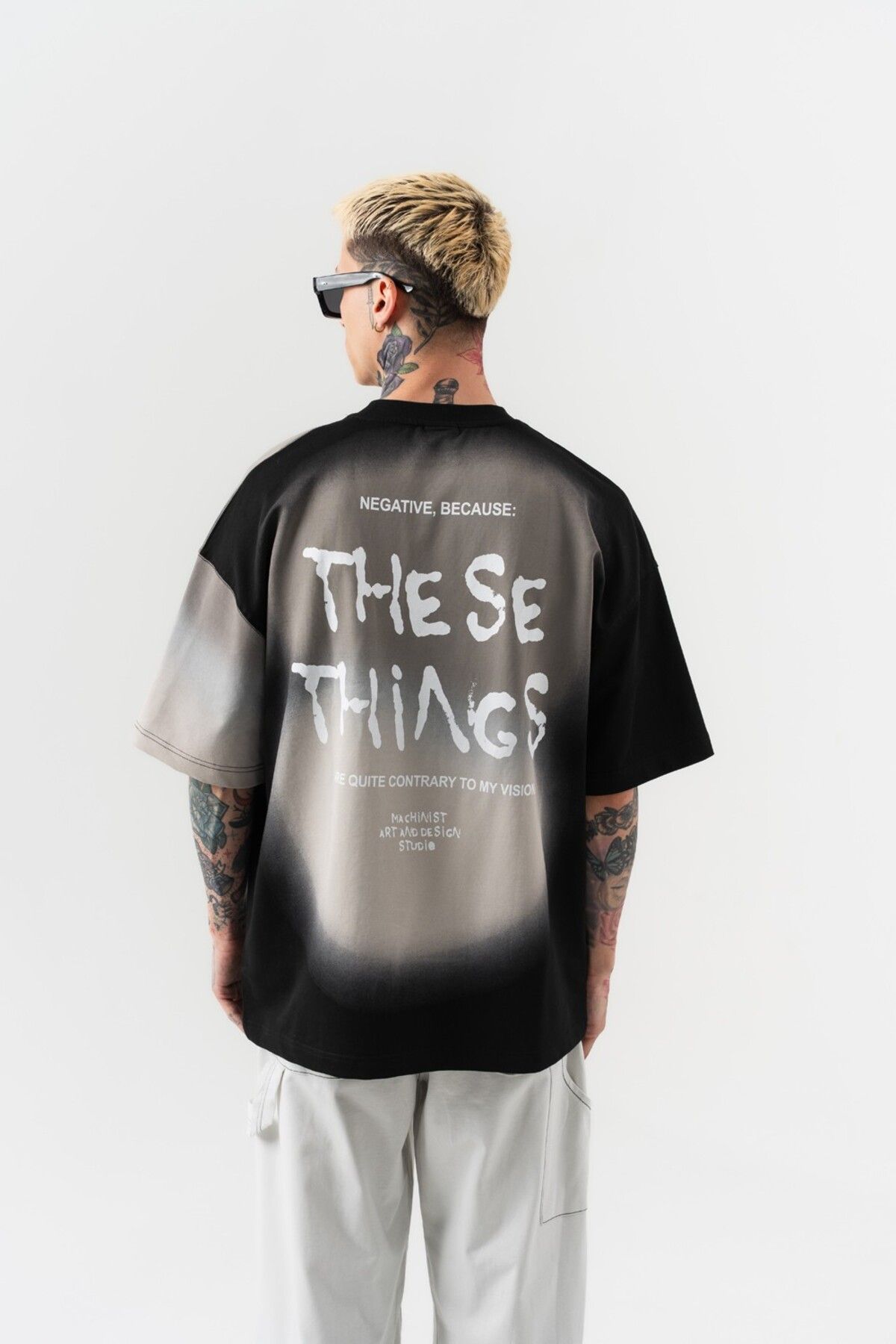 go gang own Things Sırt Baskılı Oversize T-shirt
