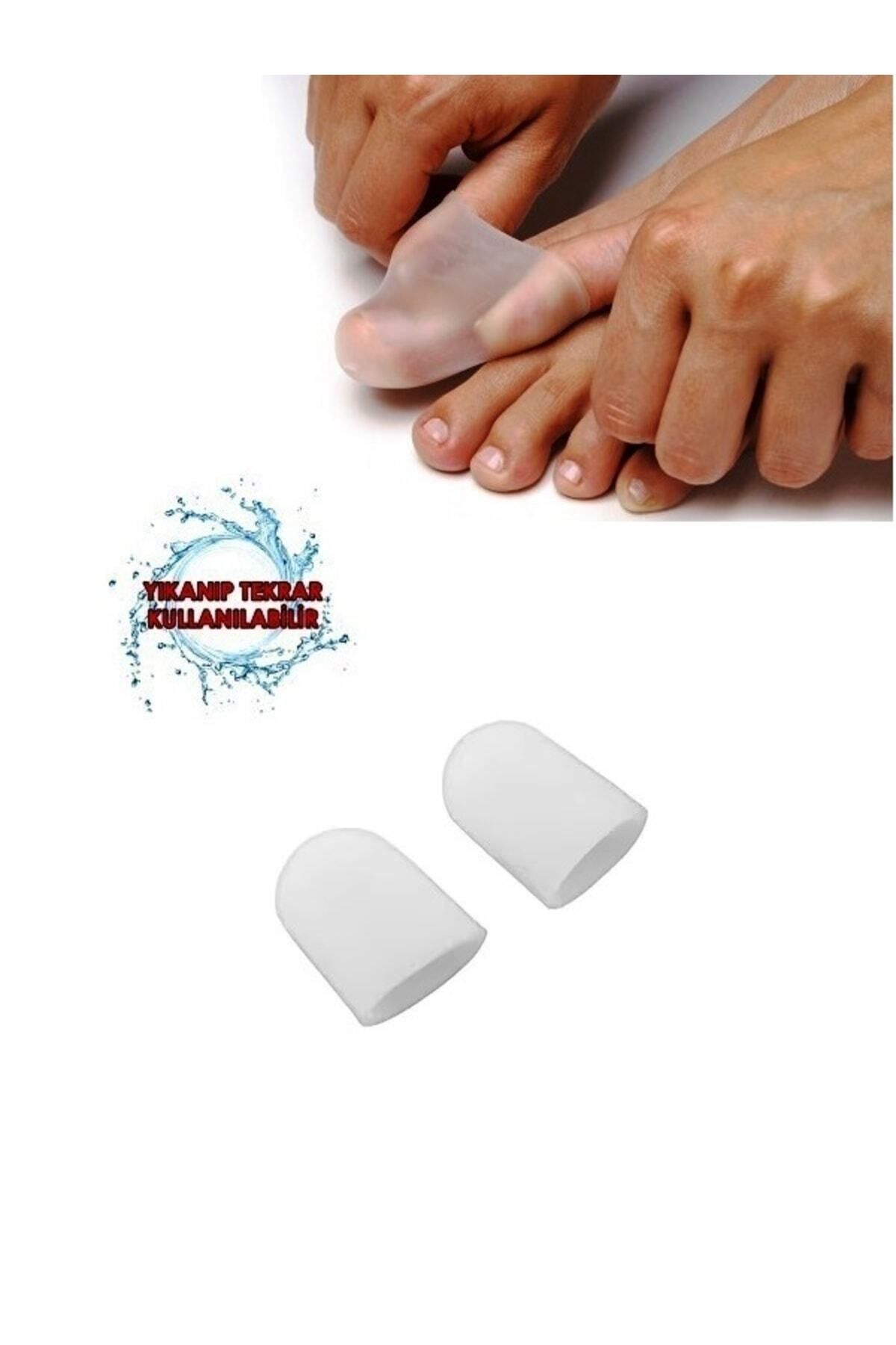 AboutThePerfect Yumuşak silikon koruyucu jel gömlek, rahat ve sağlıklı tırnak bakımı (1 çift)