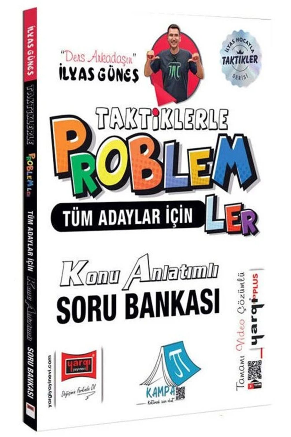 Yargı Yayınları Tüm Adaylar İçin Taktiklerle Problemler Konu Anlatımlı Soru Bankası Çözümlü İlyas Güneş