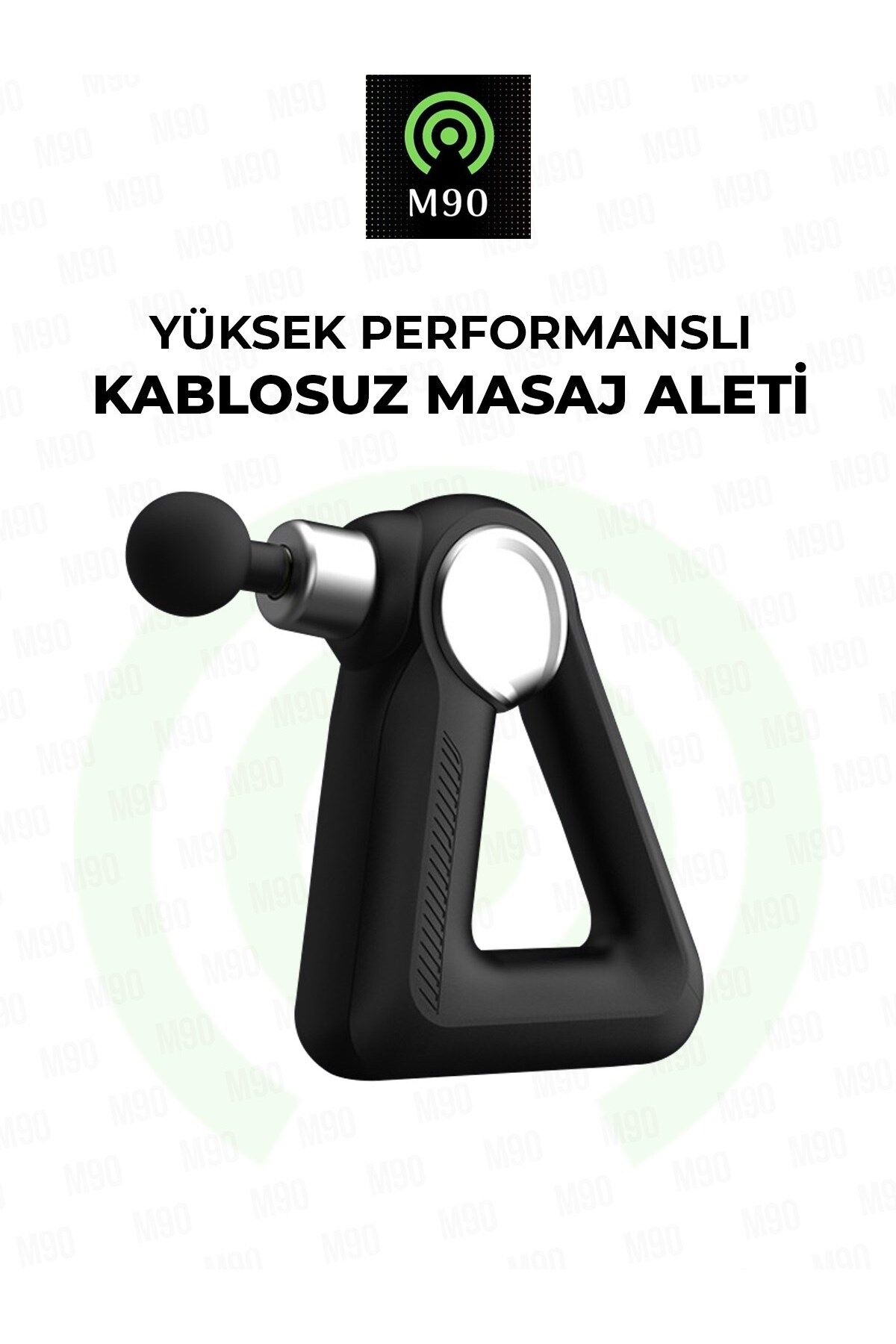 M90 Masaj Tabancası Sporcu Masaj Aleti 7 Başlıklı Şarjlı Titreşimli Sporcu Masaj Tabancası