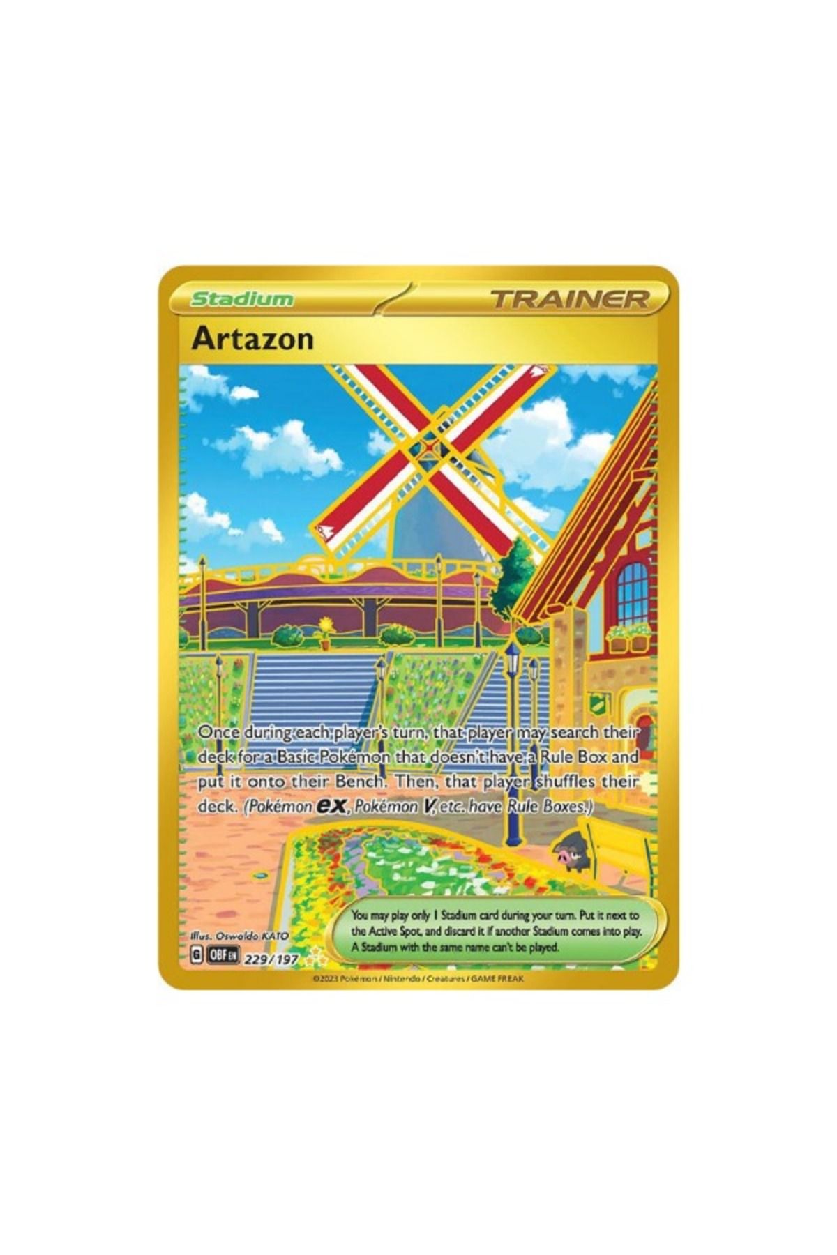 Pokemon TCG Obsidian Flames Artazon 229/197