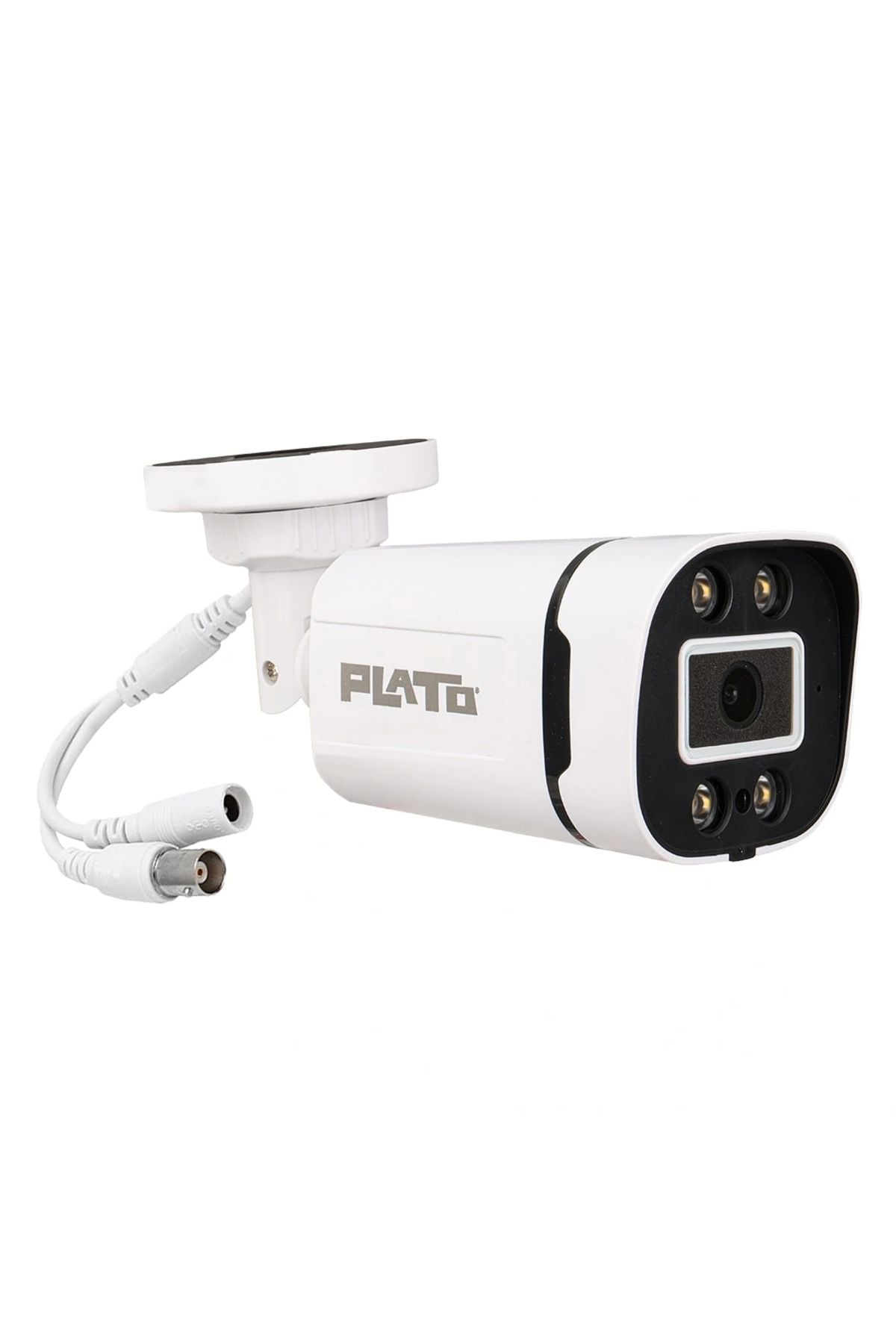 HAZEGO 2mp 4 Warm Ledli 3.6 Mm Gece Renkli Görüş Plastik Kasa Ahd Bullet Kamera