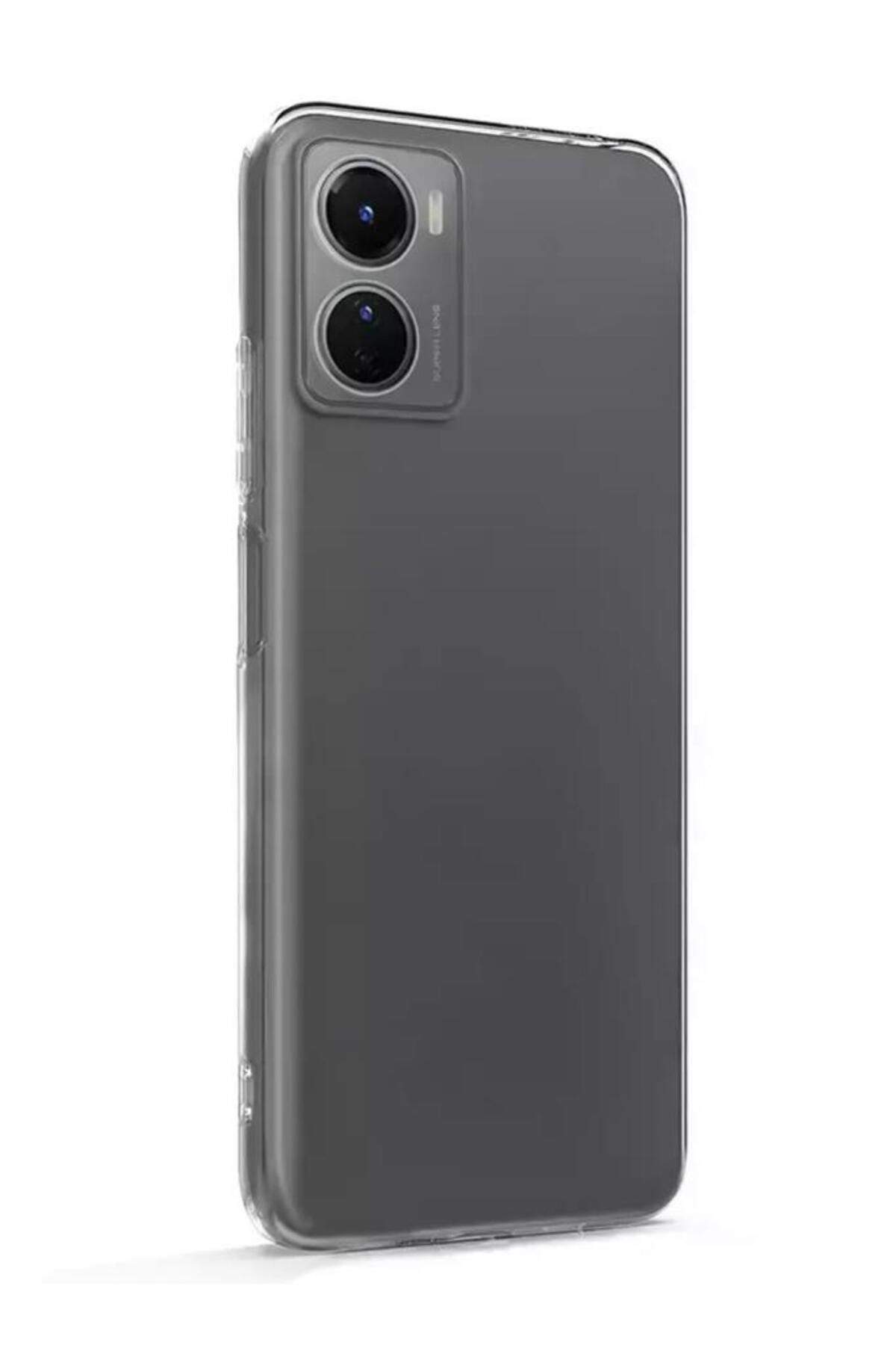 3GEN CASE Vivo Y16 Uyumlu Desenli Şeffaf Silikon Kılıf