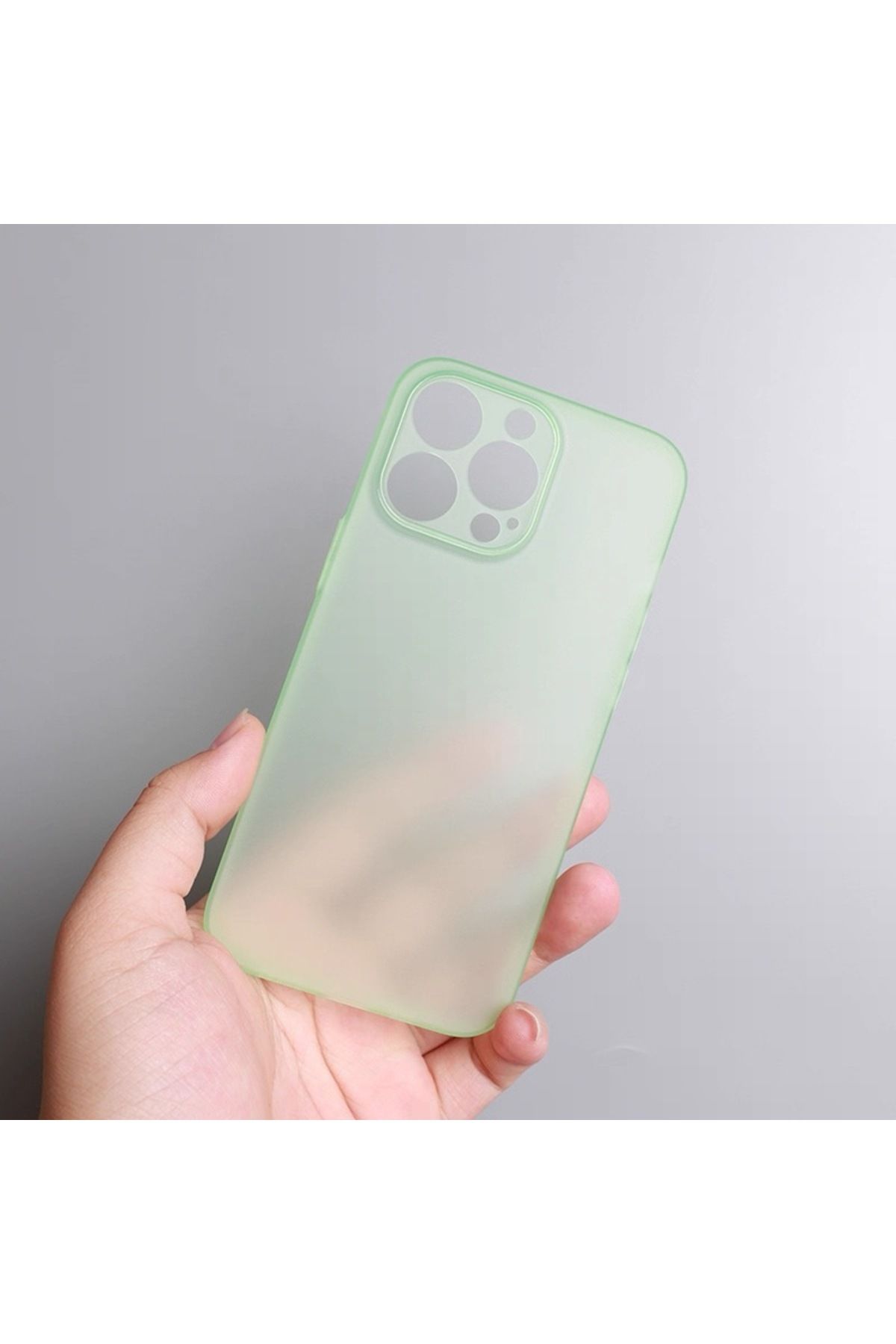 EDELFU iPhone 16 PRO ince (0.03mm) Hafif Koruyucu Slim Kapak Mat Doku Yumuşak Kılıf