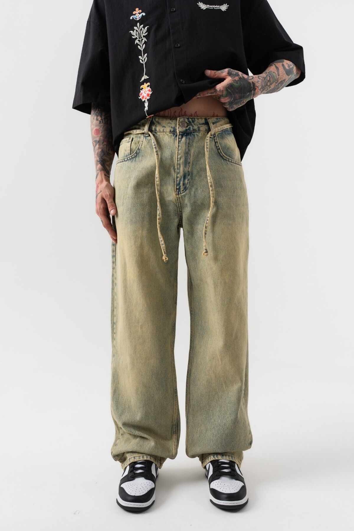 go gang own Ghostline Jean Baggy Pantolon