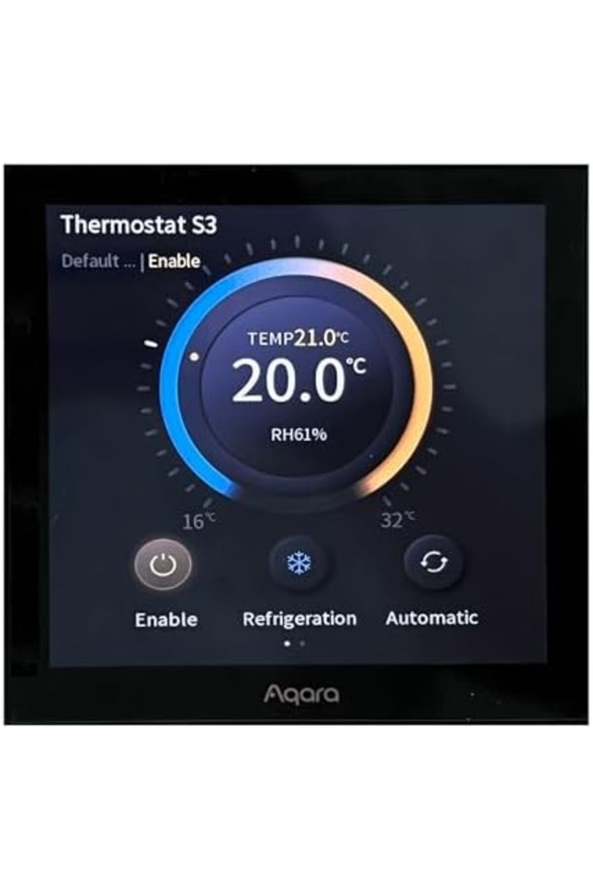 Aqara-Smart Thermostat S3 with LED Display, Touch Screen Panel Voice/Remote Control Support Sensing 2