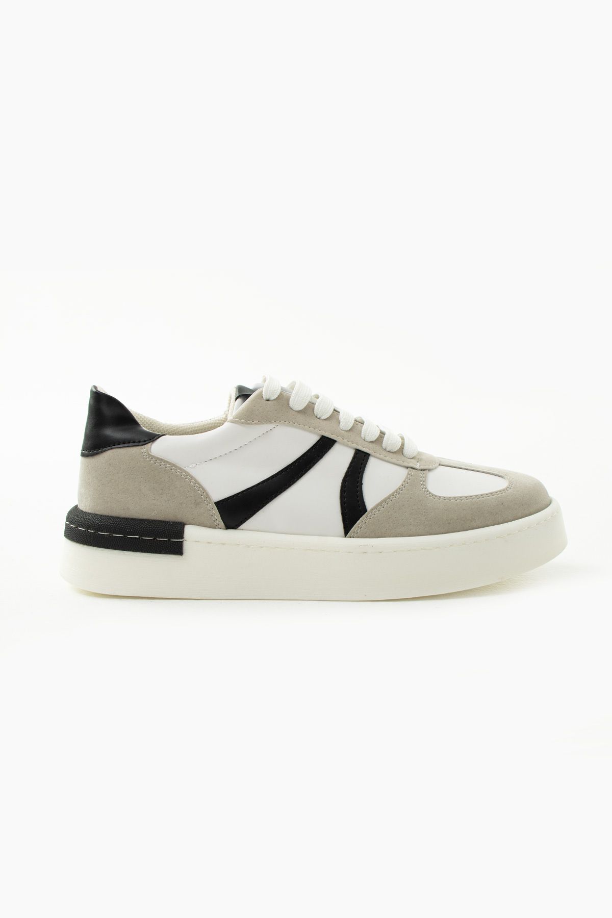 Siena Shoes Mist Kadın Bağcıklı Sneaker Beyaz
