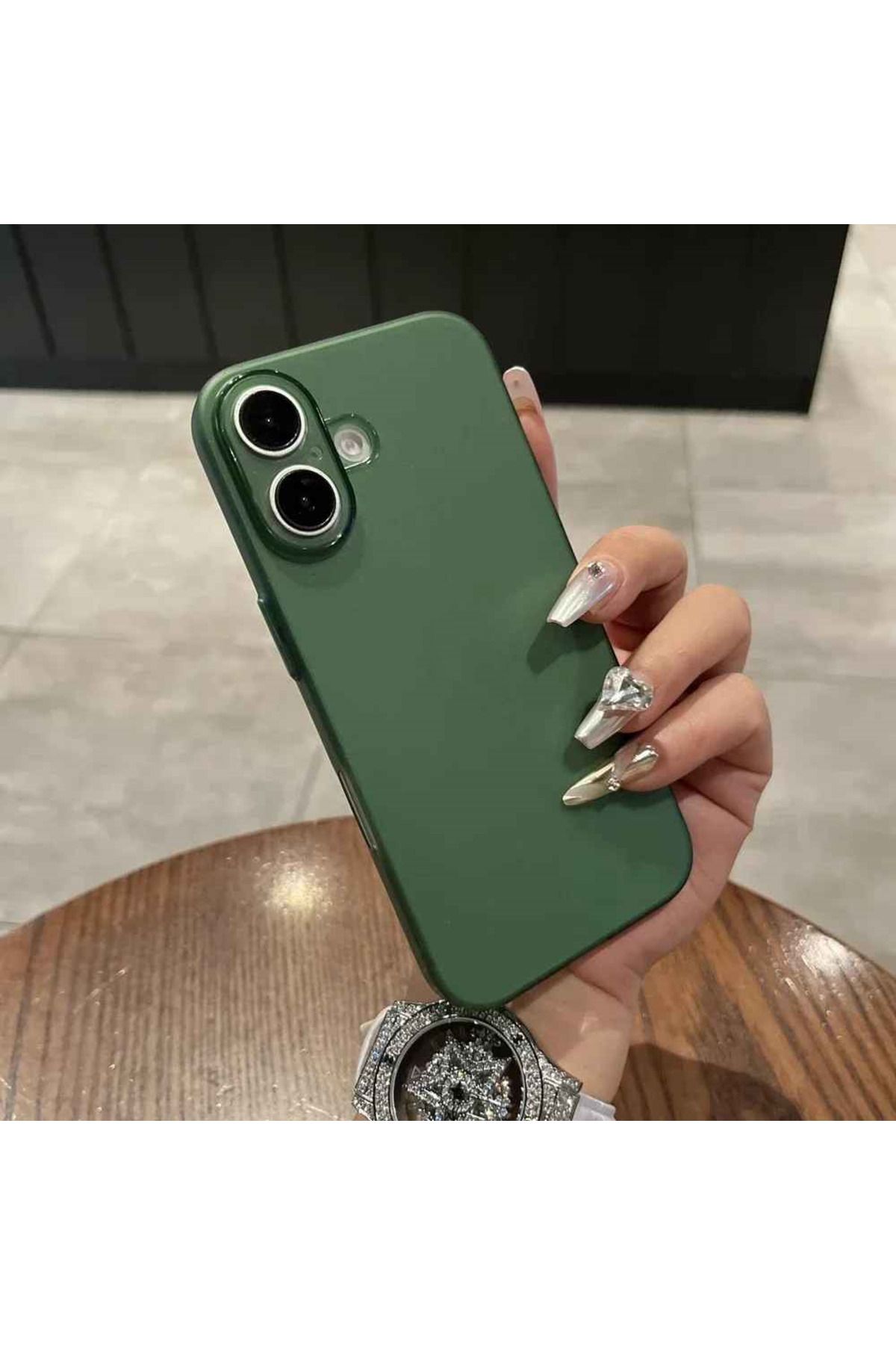 EDELFU iPhone 16 PLUS ince (0.03mm) Hafif Koruyucu Slim Kapak Mat Doku Yumuşak Kılıf