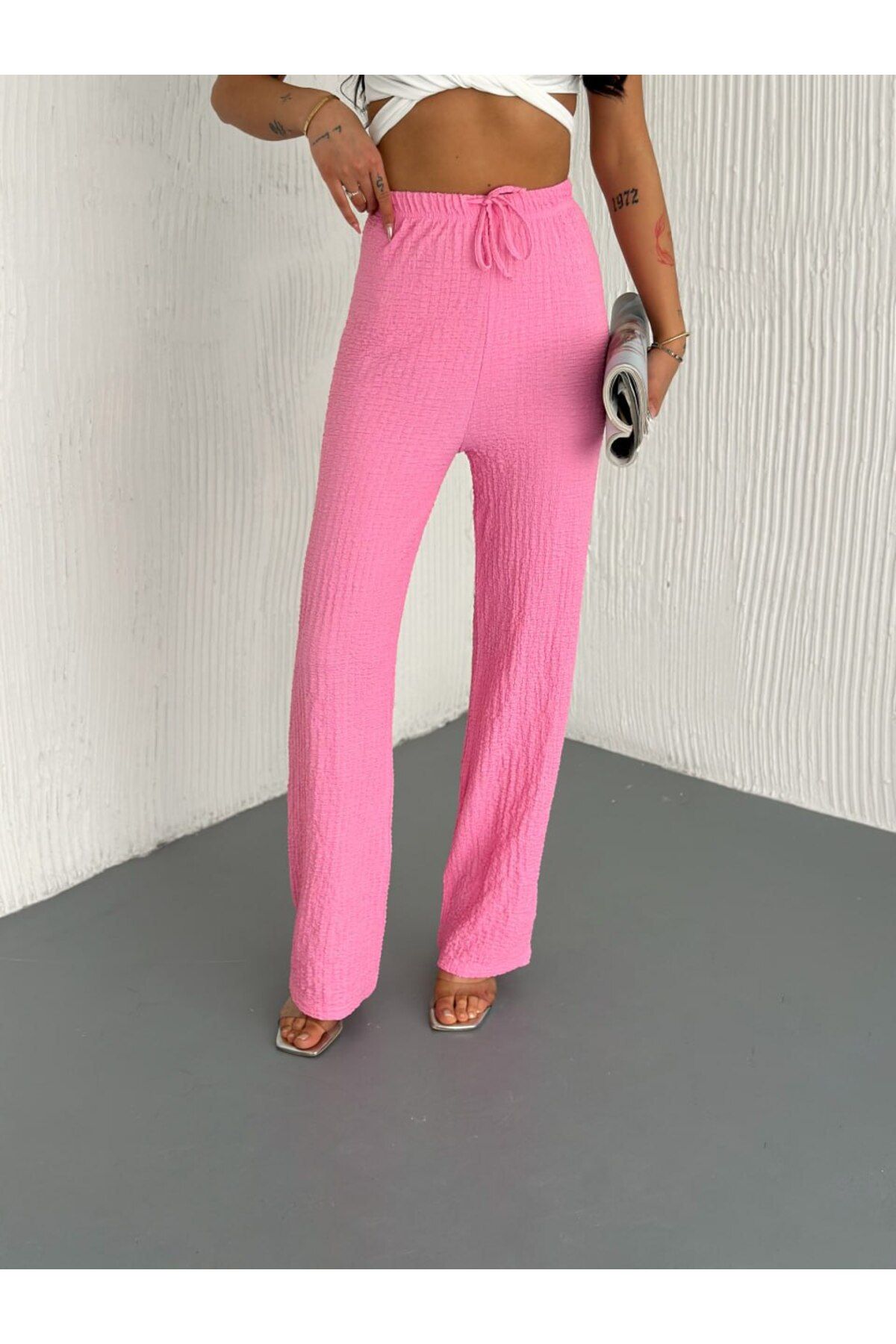 MODA Ola Gofre Pantolon