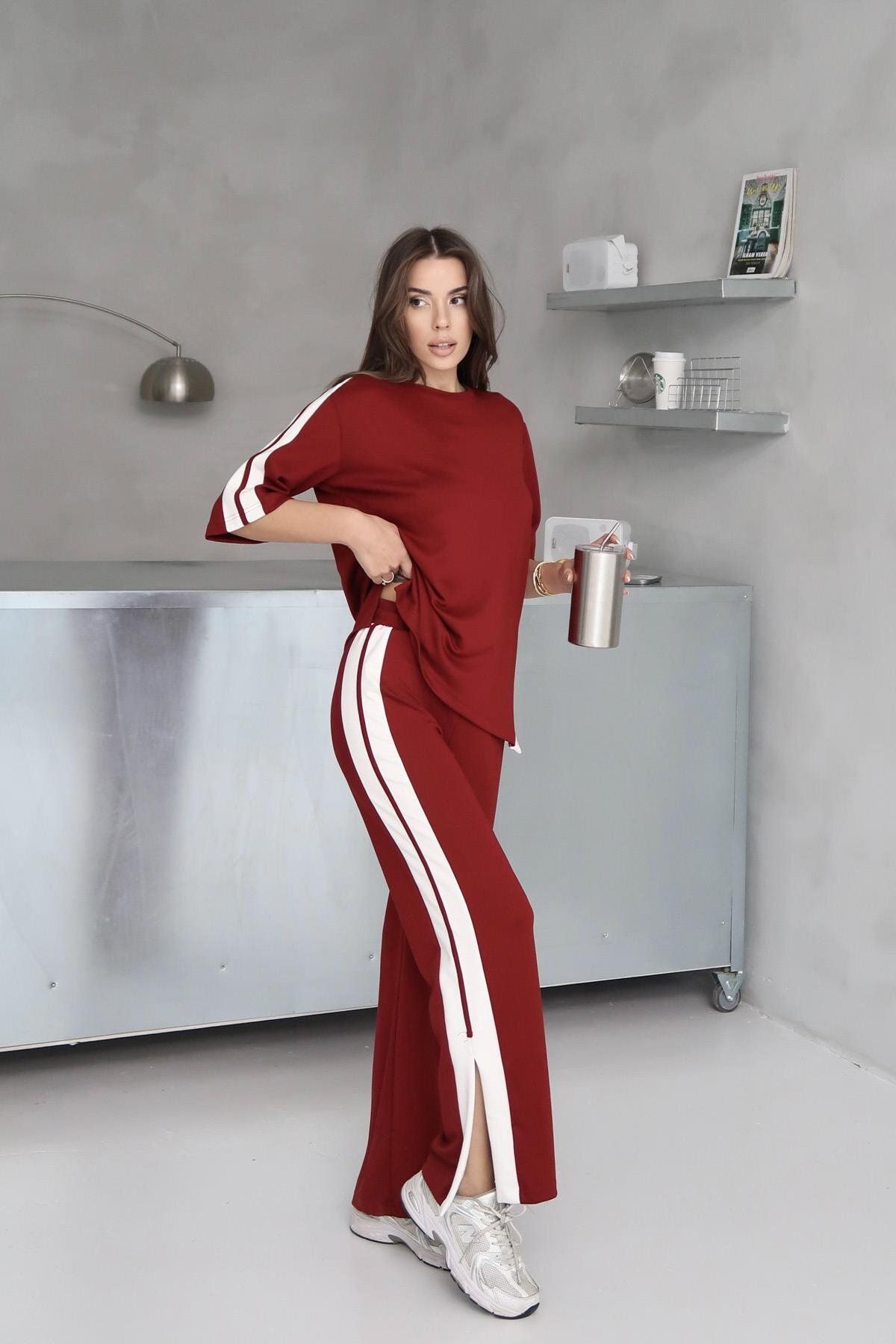 İstangül Butik Street Line Günlük Spor Şeritli Takım