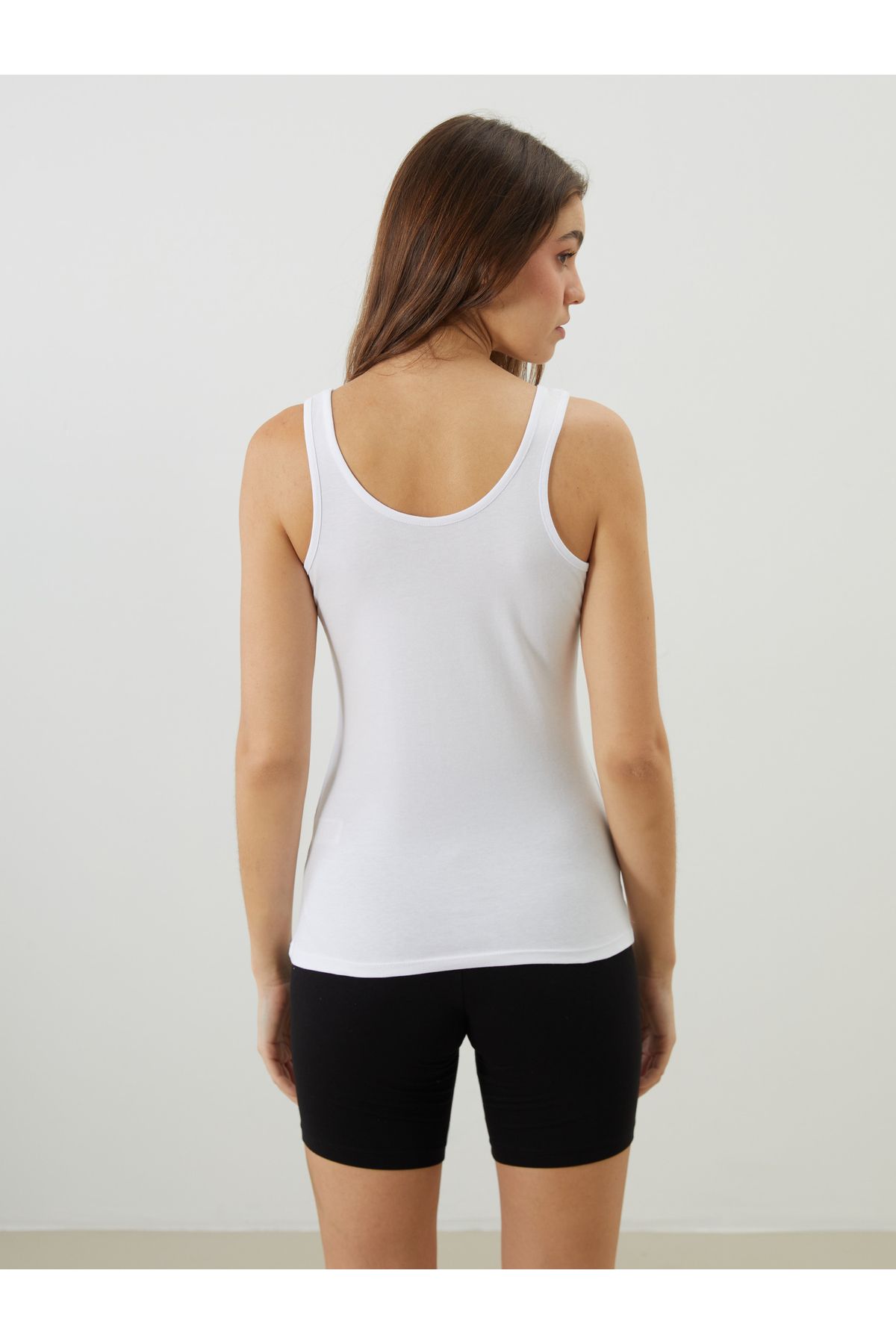 LC Waikiki-Damen-Unterhemden mit U-Ausschnitt, 2er-Pack 6