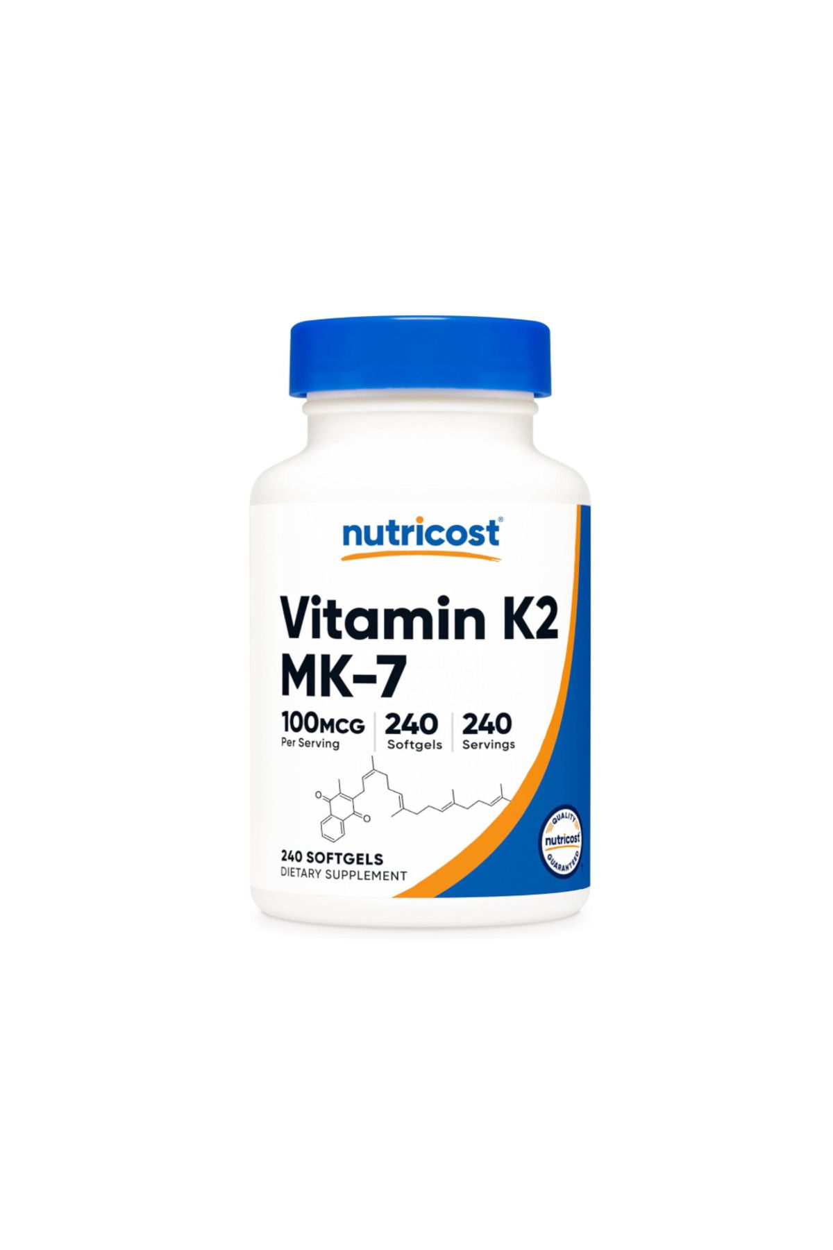 Nutricost , Vitamin K2 Mk-7 -100 Mcg 240 Softgels