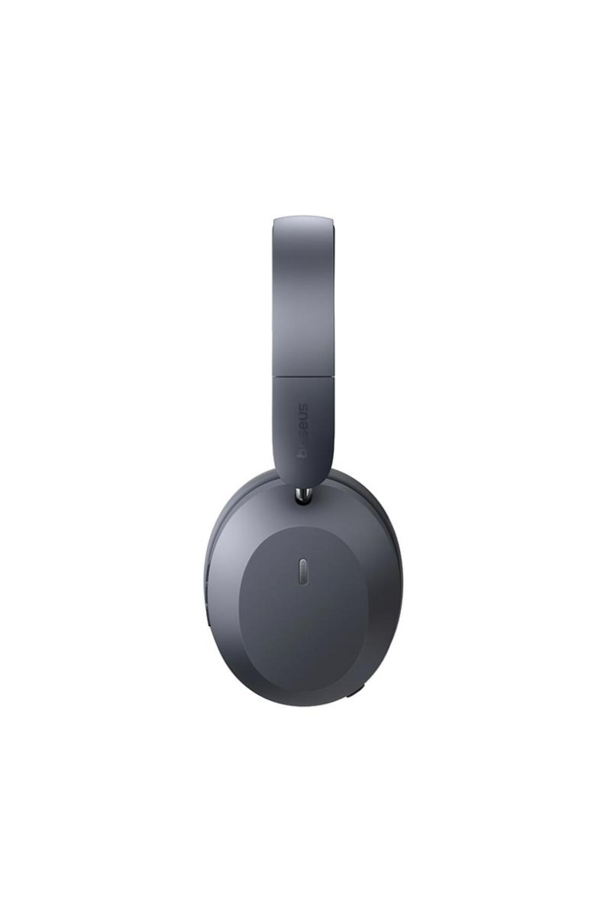 Baseus-Baseus Bass 35 Max Stereo Headphones, Bluetooth, A2DP (Grey) 2
