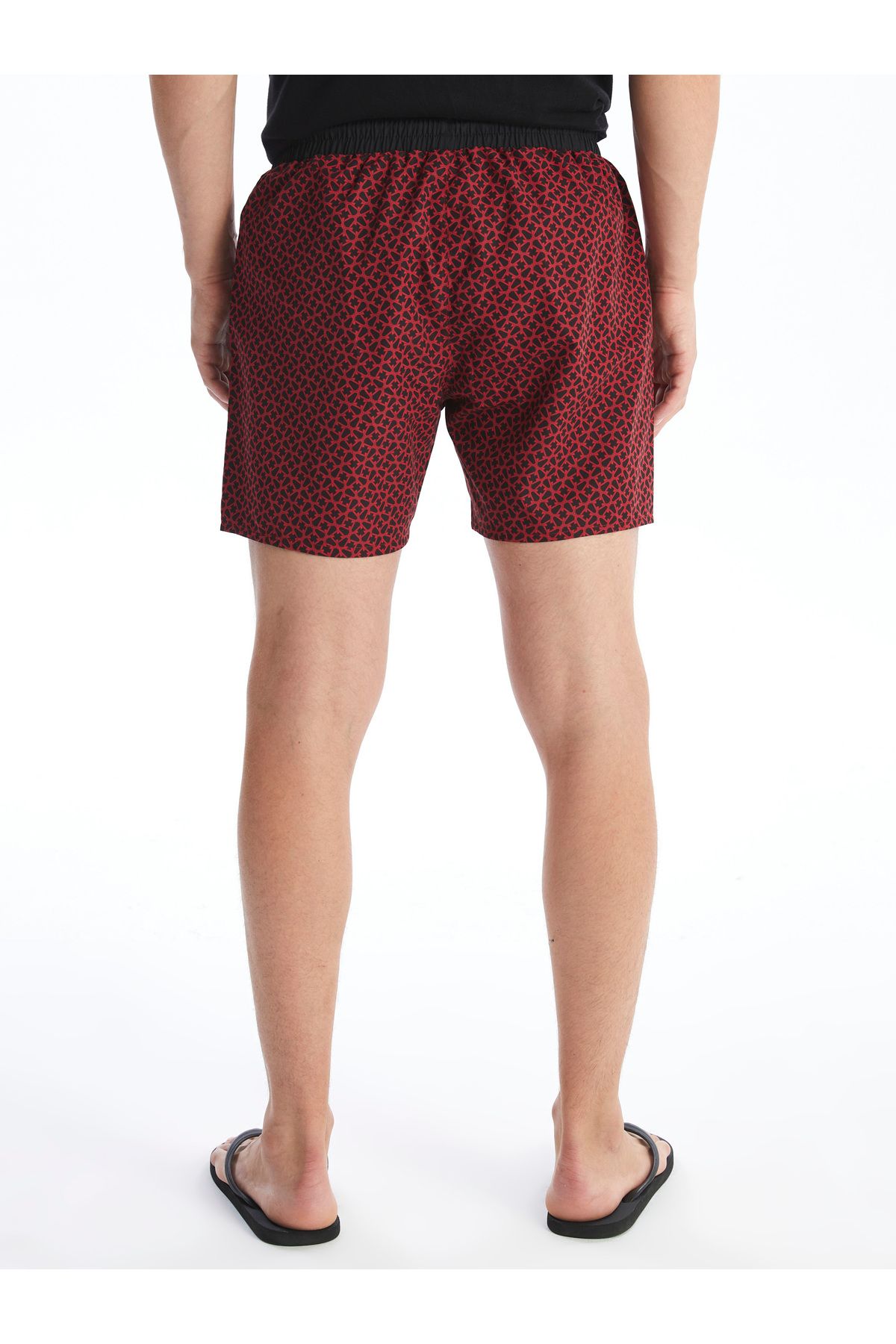 LC Waikiki-Short Length Patterned Men's Sea Shorts 5