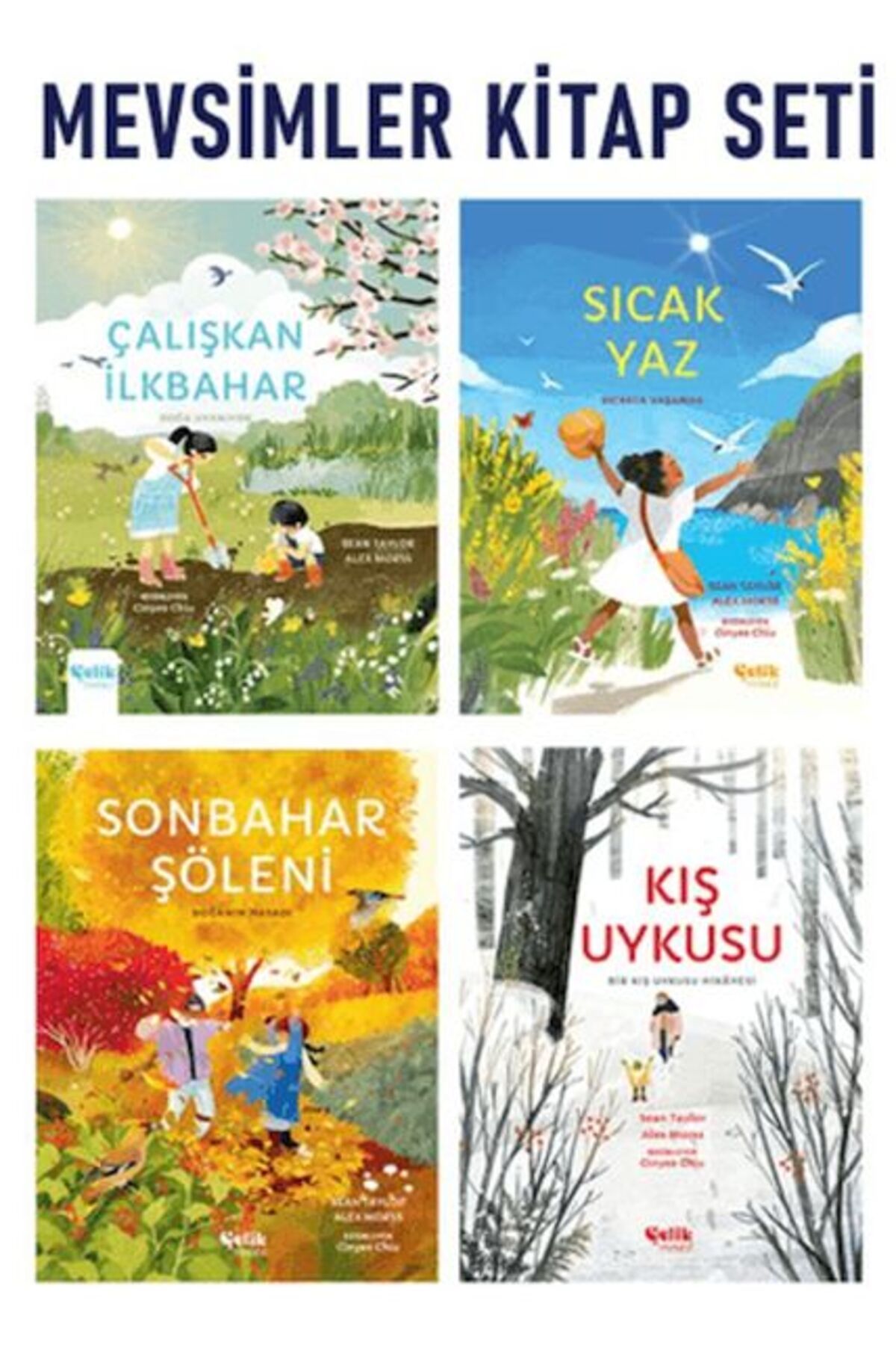 Çelik Yayınevi Çocuklar için Mevsimler Kitap Seti