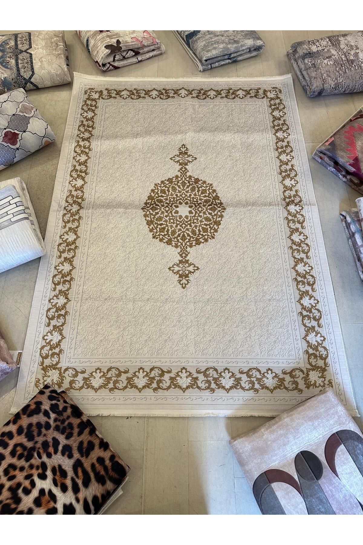 Home Dijital Baskılı Halı Modern Desen Kaymaz Taban Makinede Yıkanabilir Salon Mutfak Halısı
