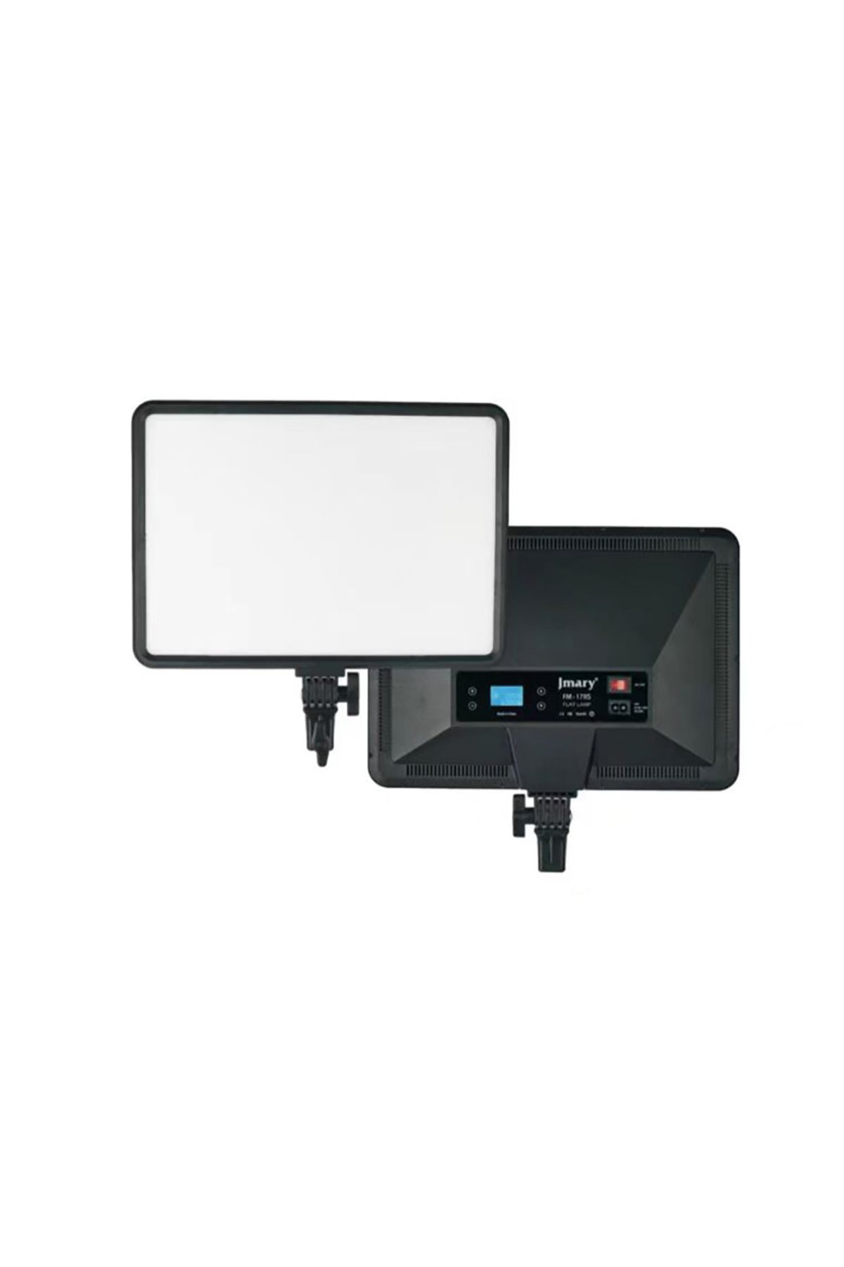 Jmary FM-17RS Uzaktan Kumandalı Dijital Göstergeli 17 inç LED Panel Video Işığı Siyah