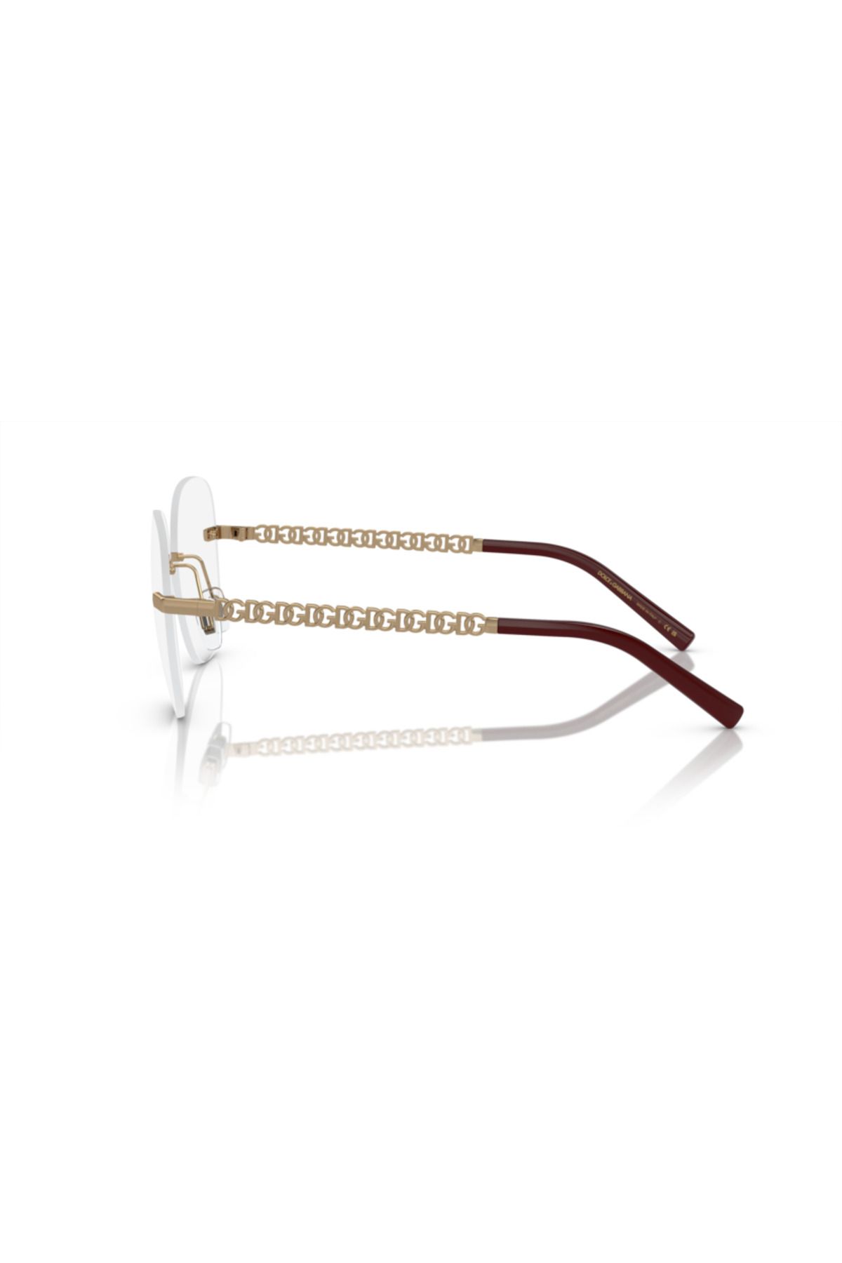 Dolce&Gabbana-Dolce & Gabbana Woman Phantos Eyeglasses- Dg 1352 - Lense Size:56mm - Copper 2