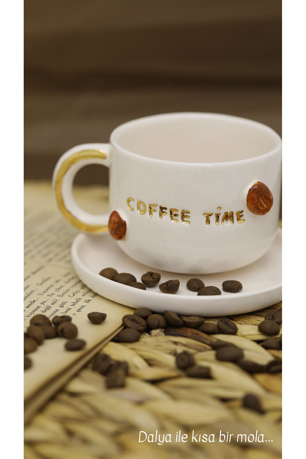 dalyaceramics Coffee Time 170 ml Double Kahve Fincanı