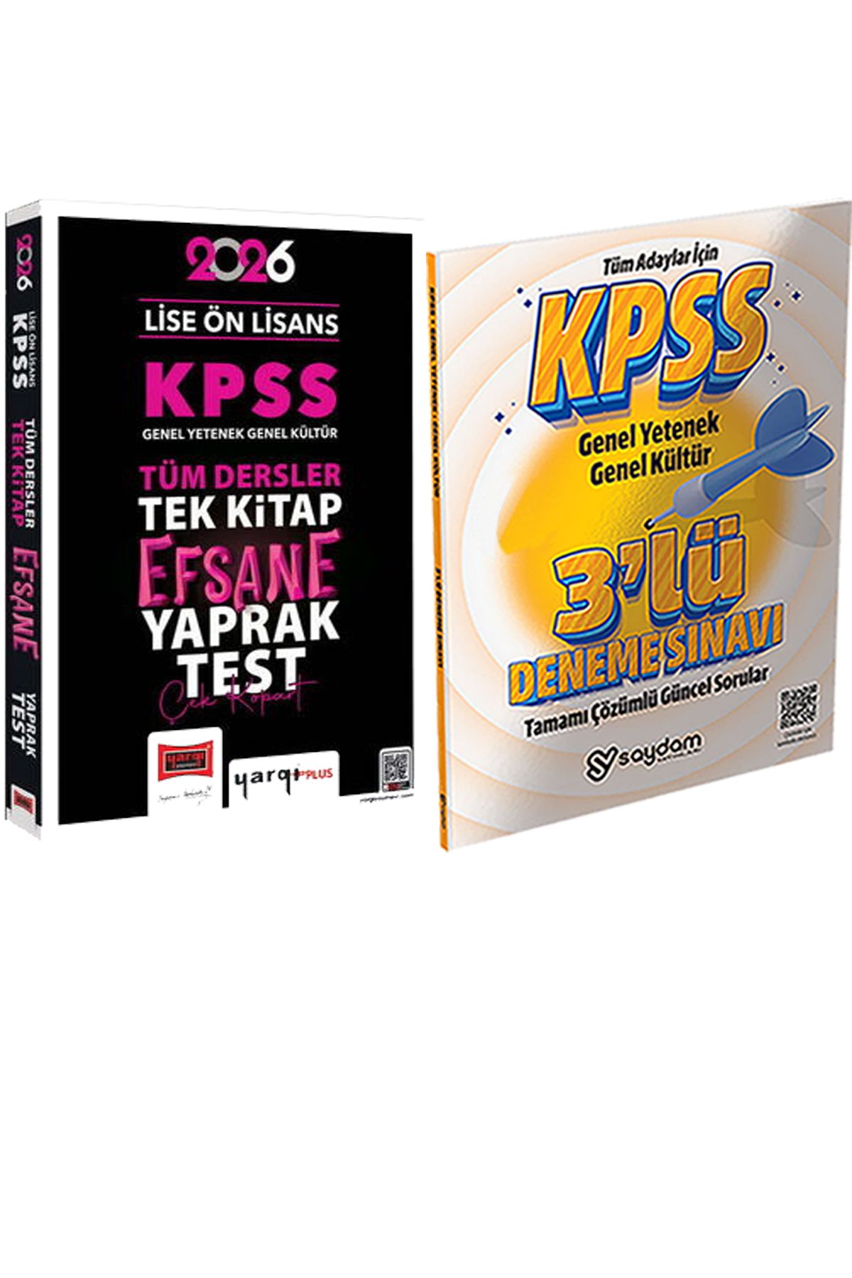 Yargı Yayınları 2026 KPSS Lise Ön Lisans Tüm Dersler Tek Kitap Efsane Çek Kopart Yaprak Test + 3lü Deneme Hediye