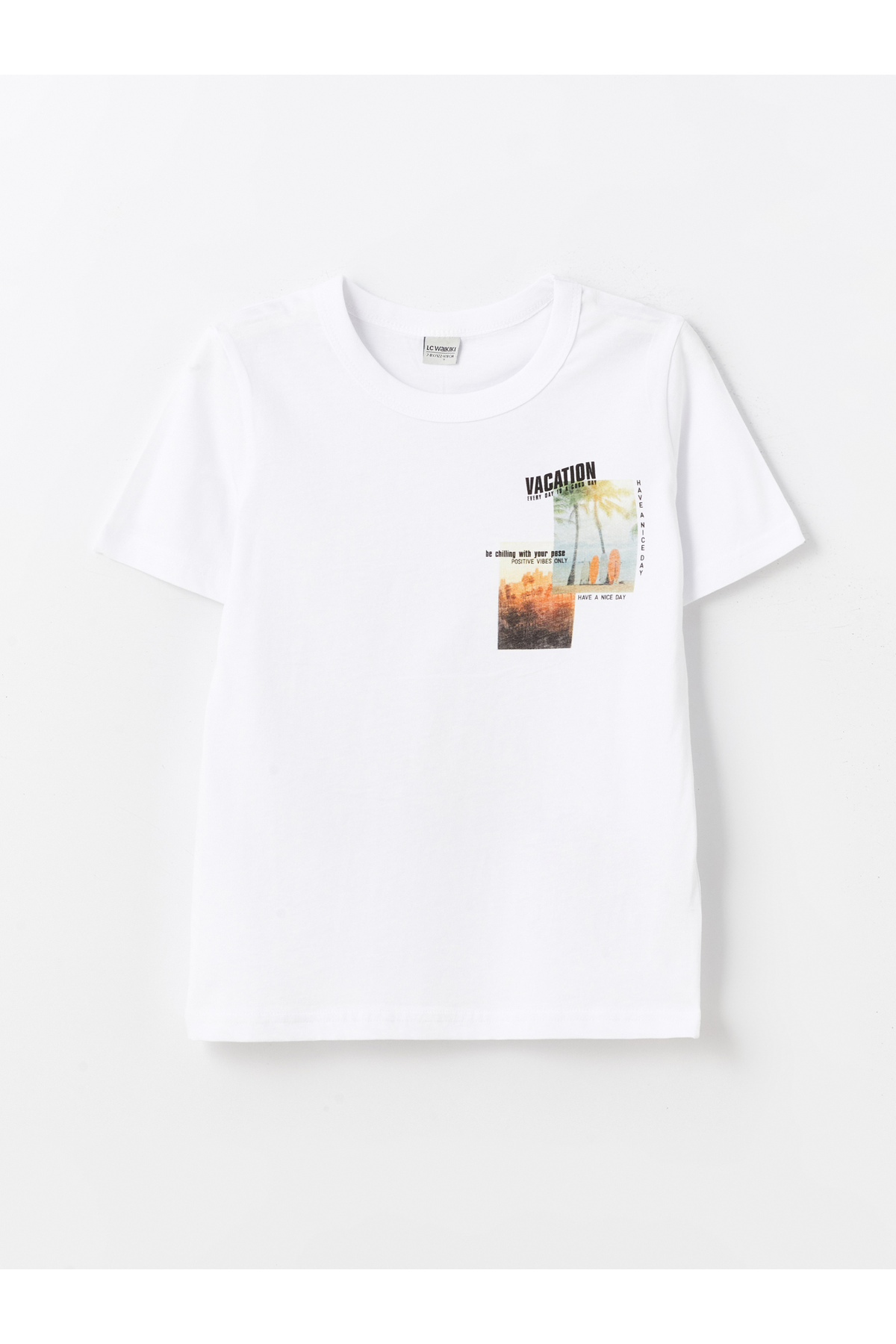 LC Waikiki Bisiklet Yaka Erkek Çocuk Tişört ve Deniz Şortu fotoğrafı 2 (önizleme)