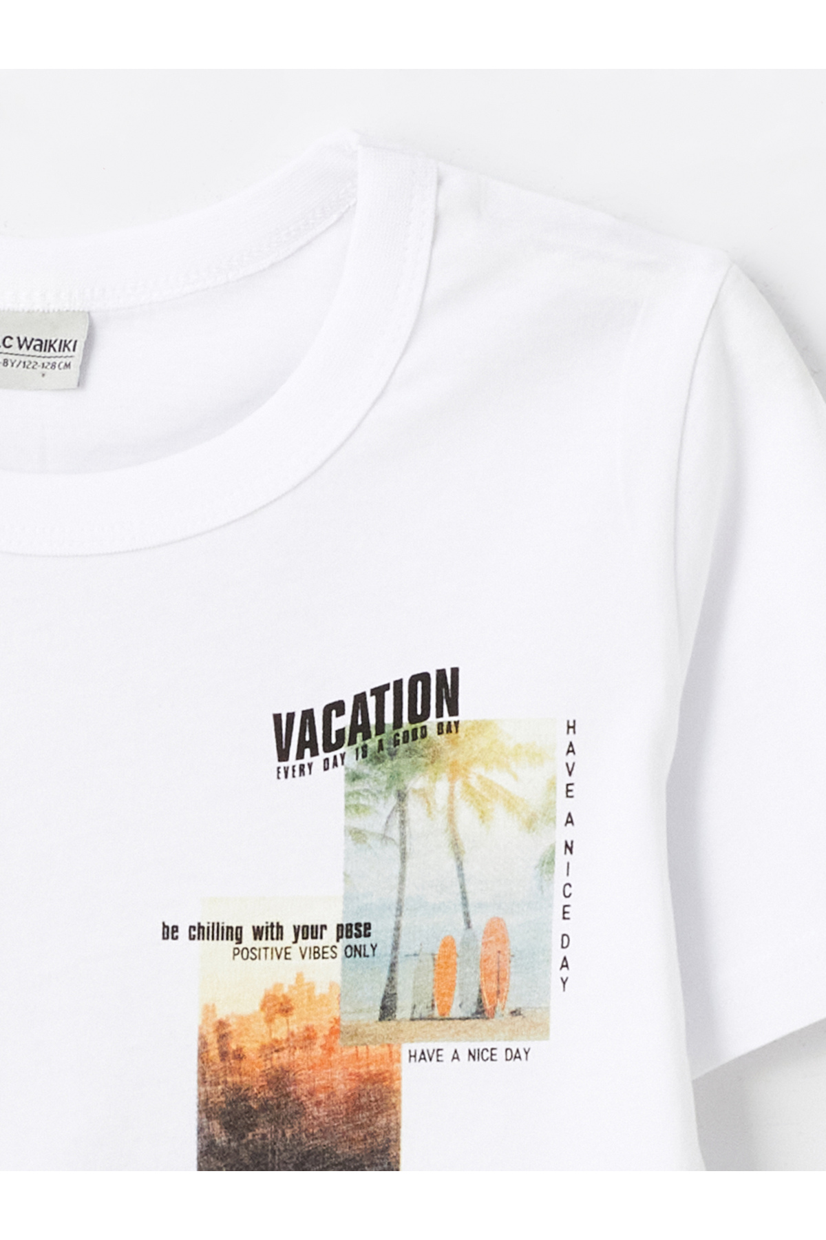 LC Waikiki Bisiklet Yaka Erkek Çocuk Tişört ve Deniz Şortu fotoğrafı 3 (önizleme)