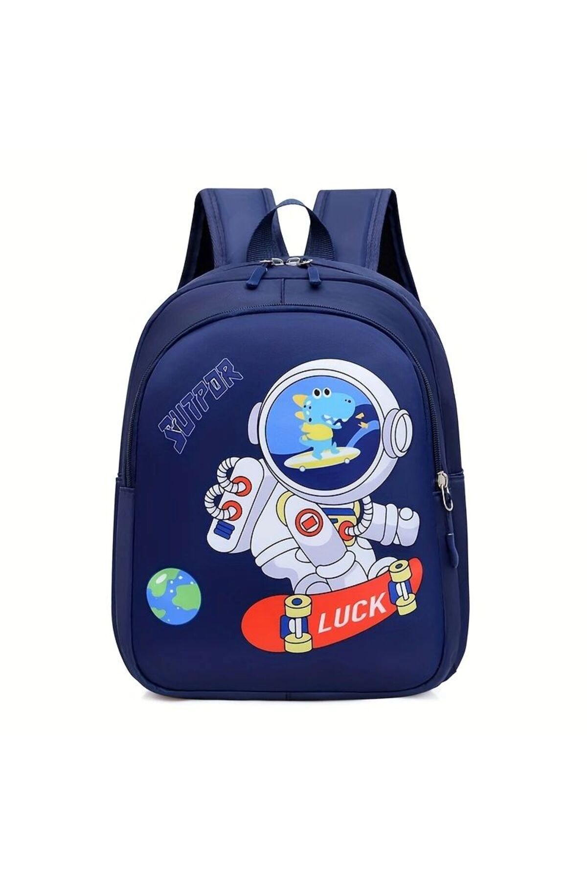 Emre Bebe Astronot Skateboard Desenli Okul Öncesi, Kreş ve Anaokulu Sırt Çantası |