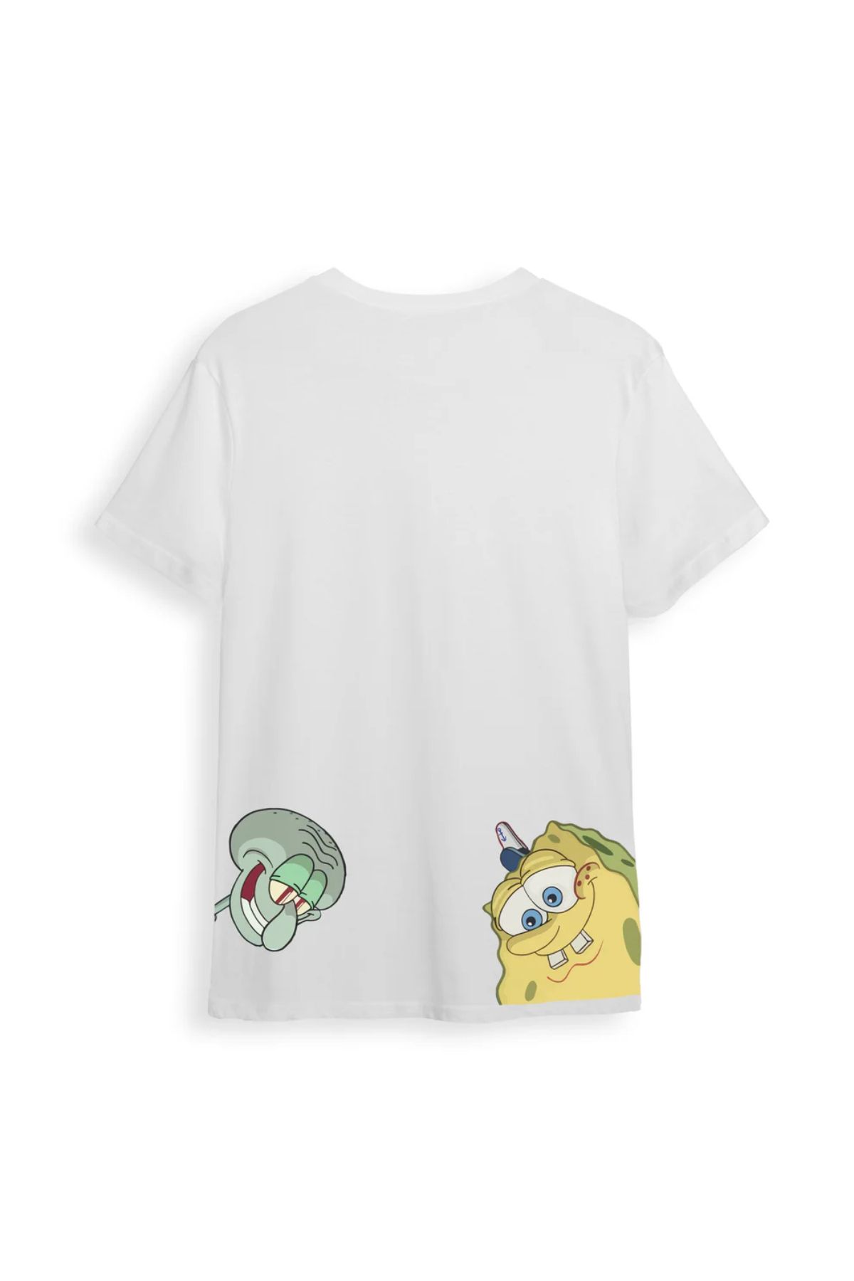 Koklonmoda Unisex Süngerbob Baskılı Oversize T-Shirt