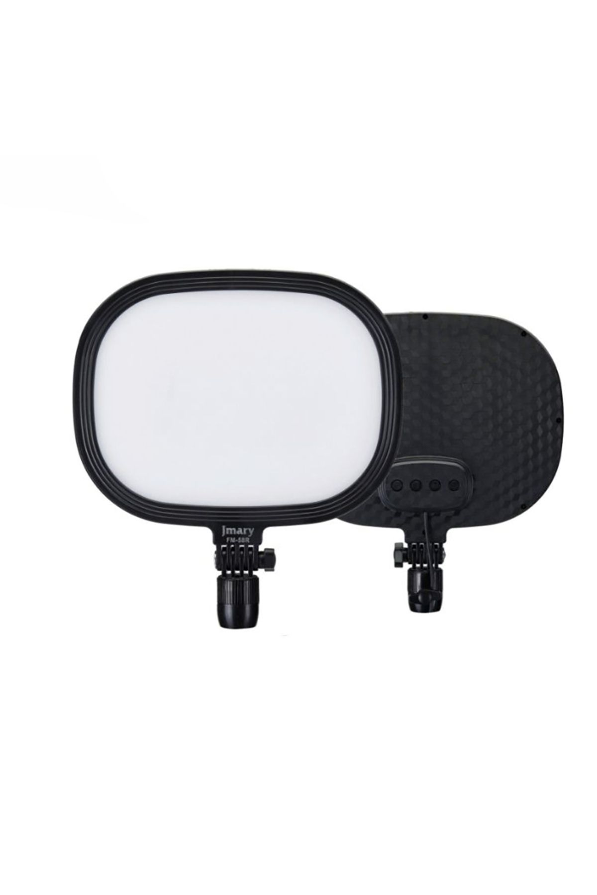 Jmary FM-58R Değiştirilebilir Ayaklı 9 inç LED Panel Aydınlatma Işığı Siyah