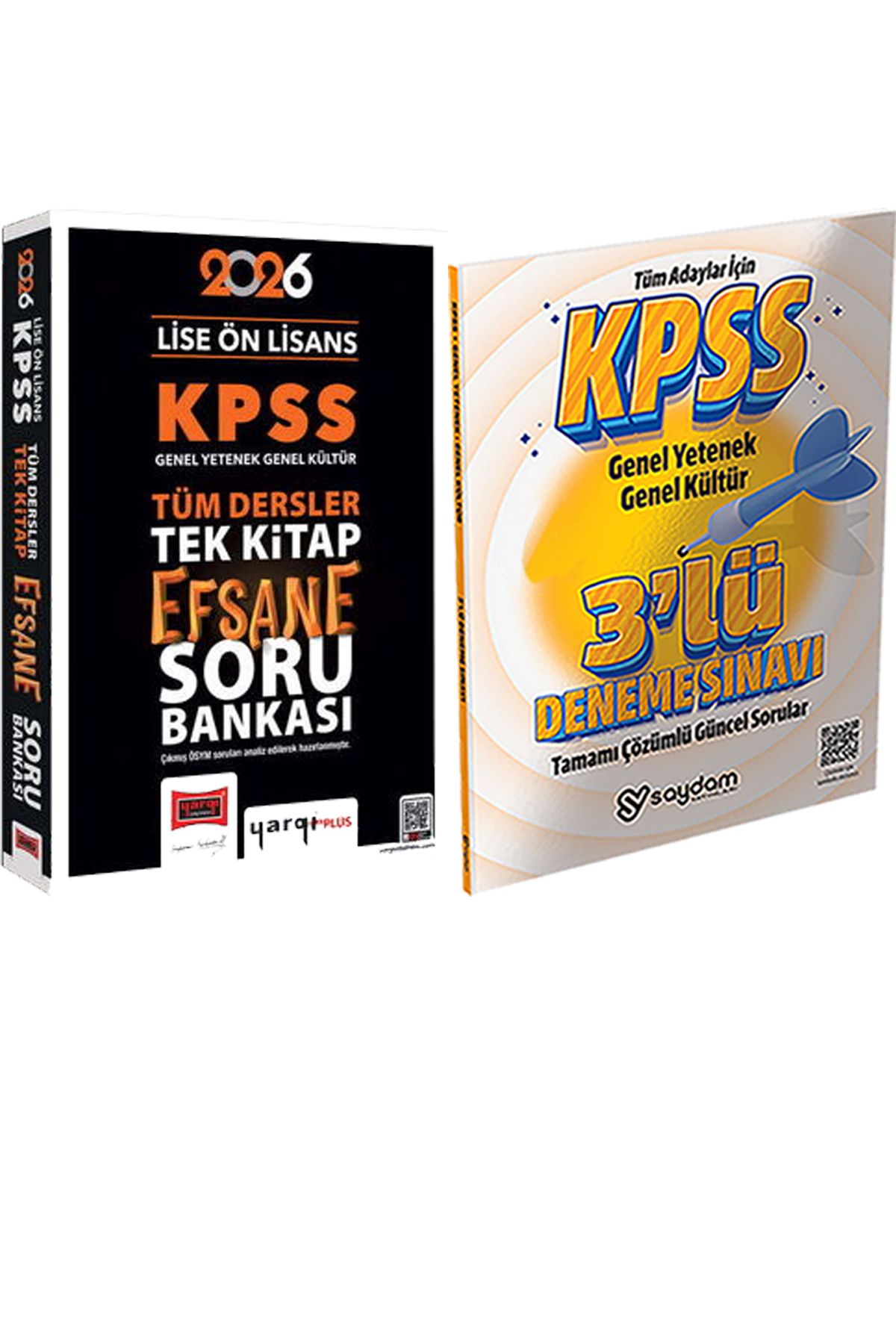 Yargı Yayınları 2026 KPSS Lise Ön Lisans Tüm Dersler Tek Kitap Efsane Çek Kopart Soru Bankası + 3lü Deneme Hediye