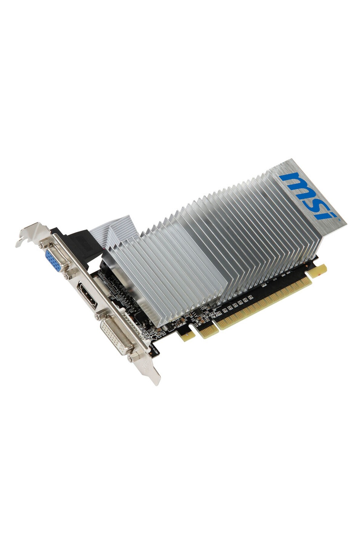 MSI-بطاقة رسومات GeForce 210 سعة 1 جيجابايت GDDR3 64 بت DVI/VGA/HDMI 3