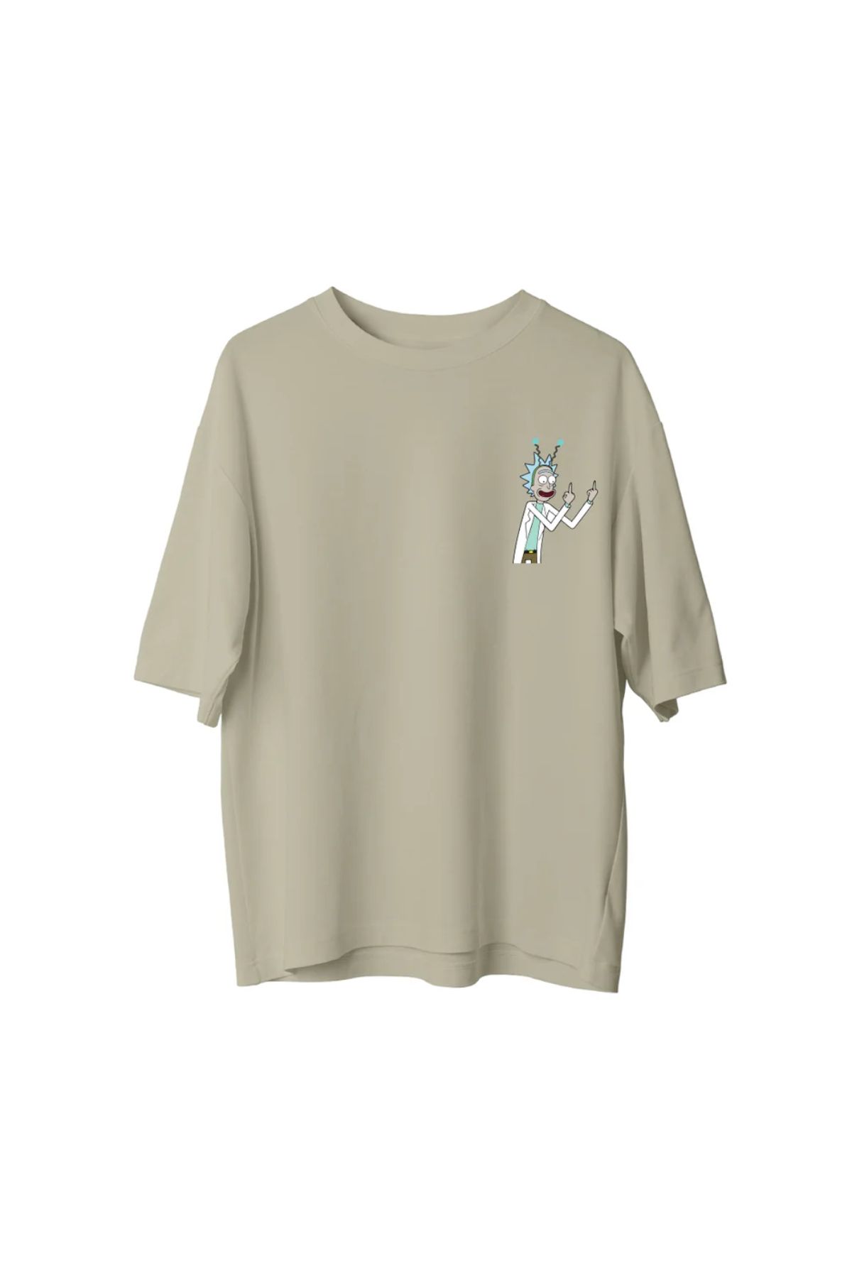 Koklonmoda Unisex Animasyon Baskılı Oversize T-Shirt