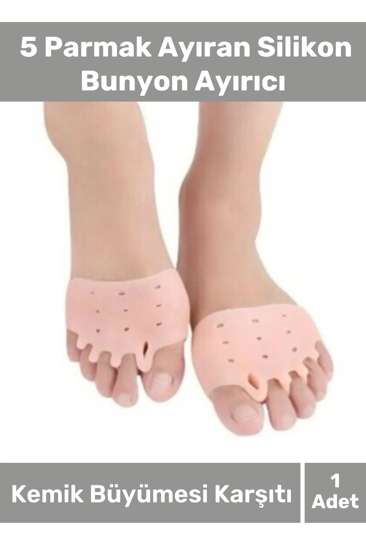 AboutThePerfect Özel Tasarım Valgus Silikon Ayak Koruyucu Makaralı Gömlek