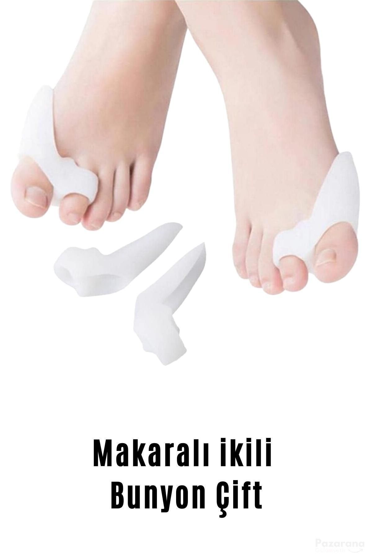 AboutThePerfect Yumuşak ve rahat ayak koruyucu set, 2'li silikon destek kolay kullanımlı