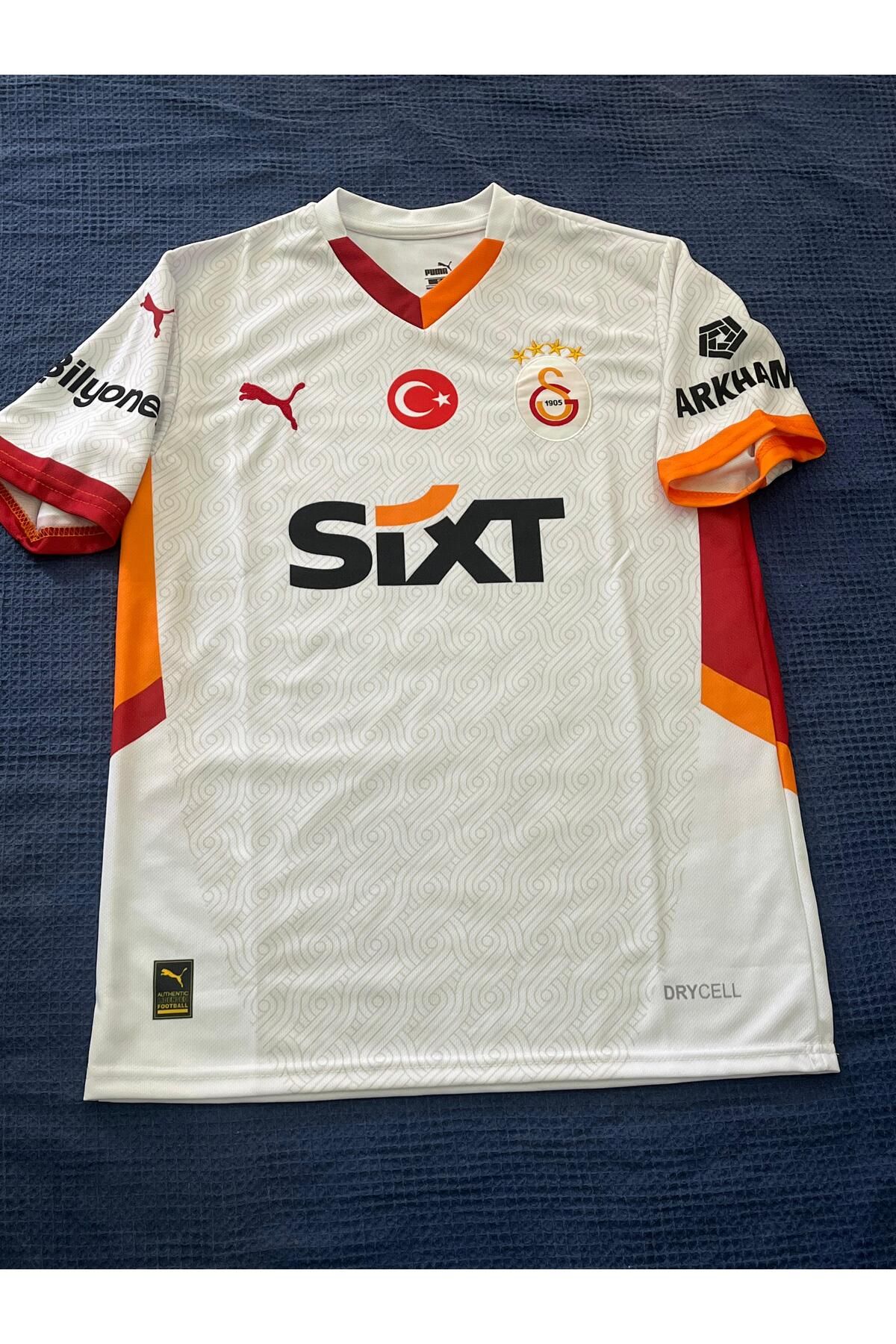 JANJON STAR Arkası Boş / G'.â.l.a.t./\s.a.r.â.yy Yeni Sezon Beyaz Renk Kısa Kol Forma