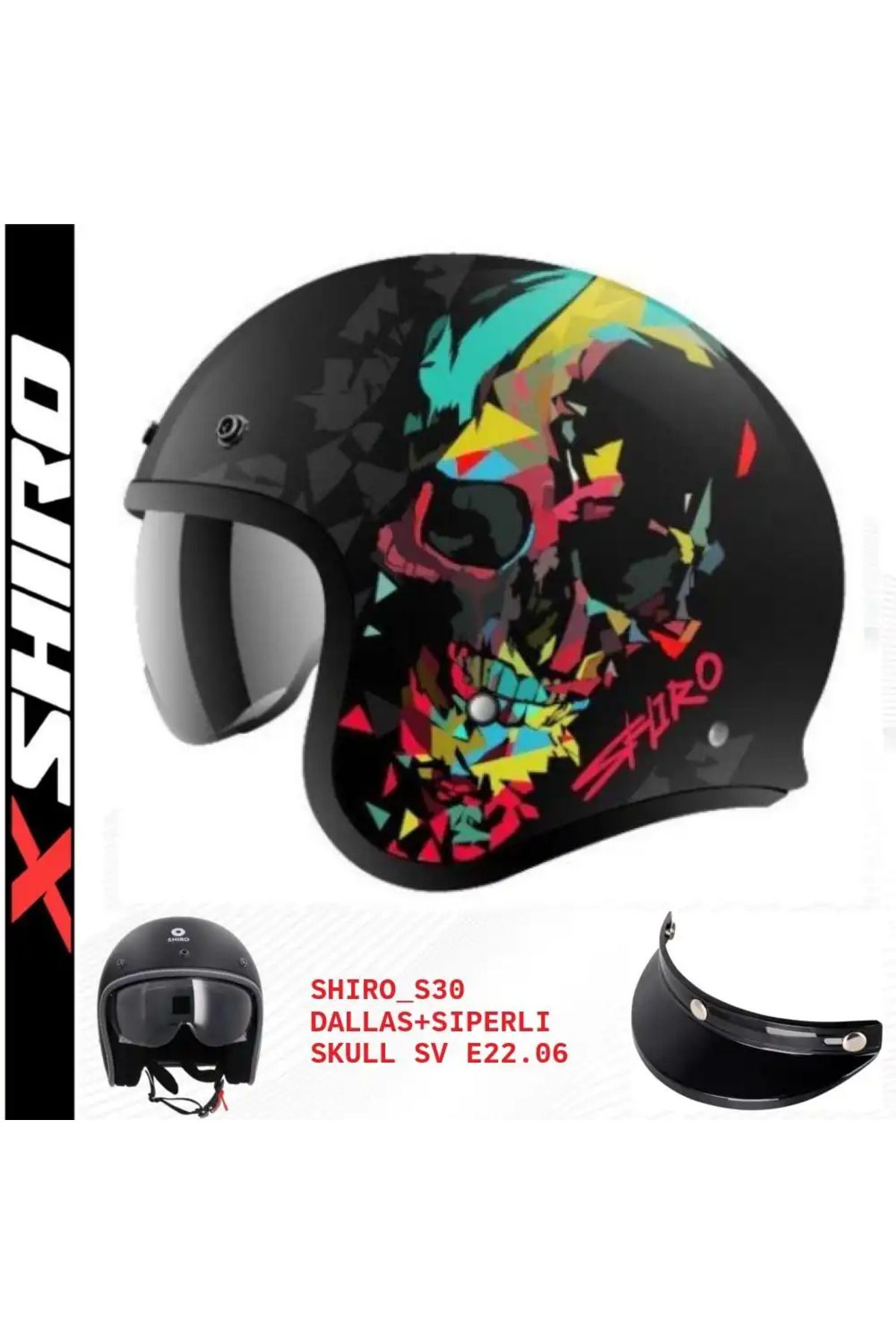 Shiro SHİRO JC DALLAS SKULL GRAFİK