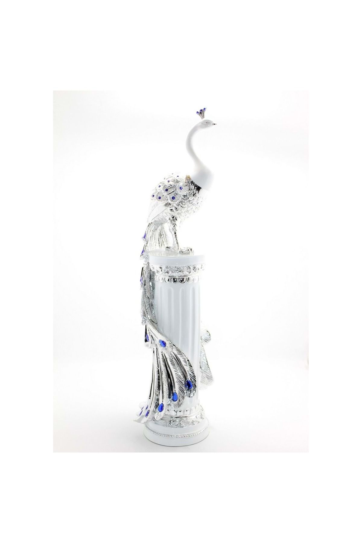 Store Polyester Tavuskuşu Figürü 70 Cm