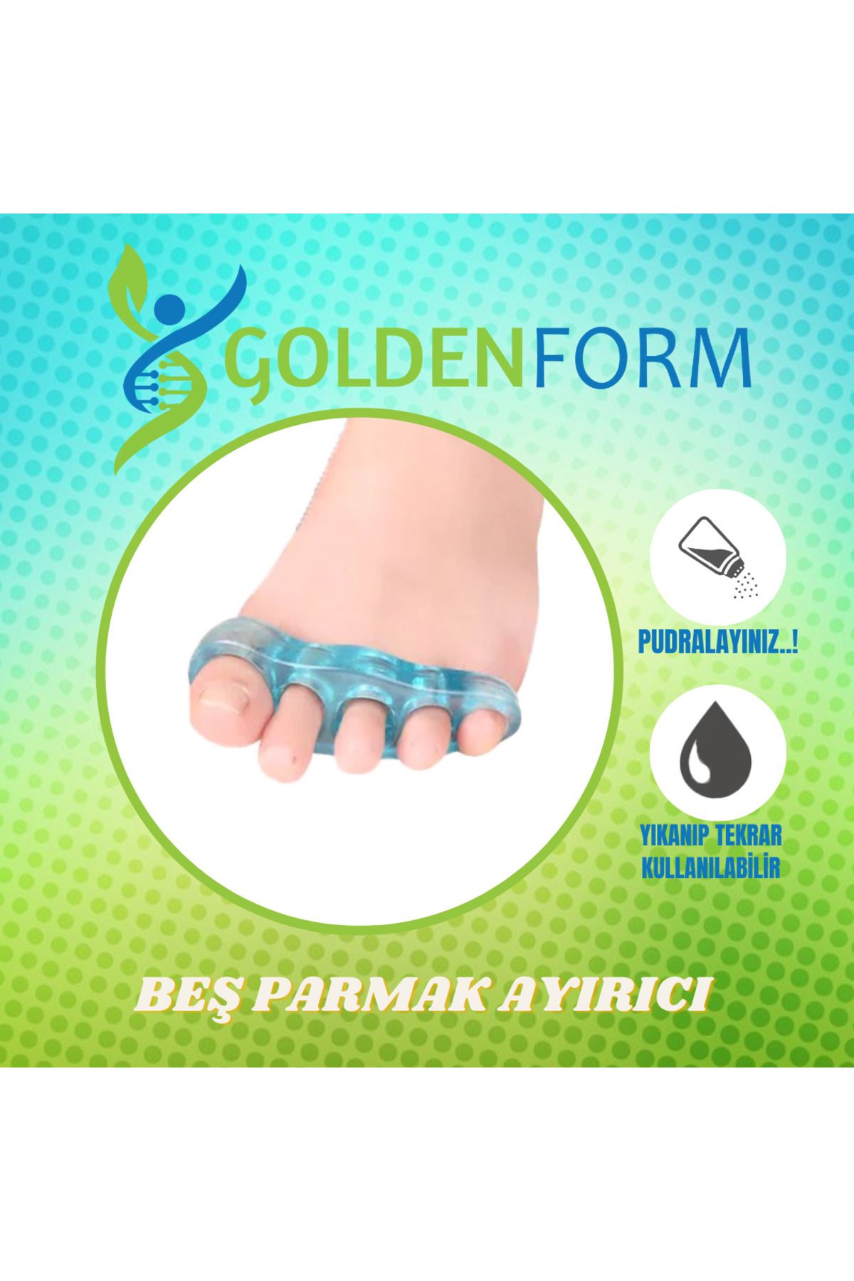 AboutThePerfect Yumuşak silikon ayırıcılar, rahat ve esnek parmak koruyucu pedler