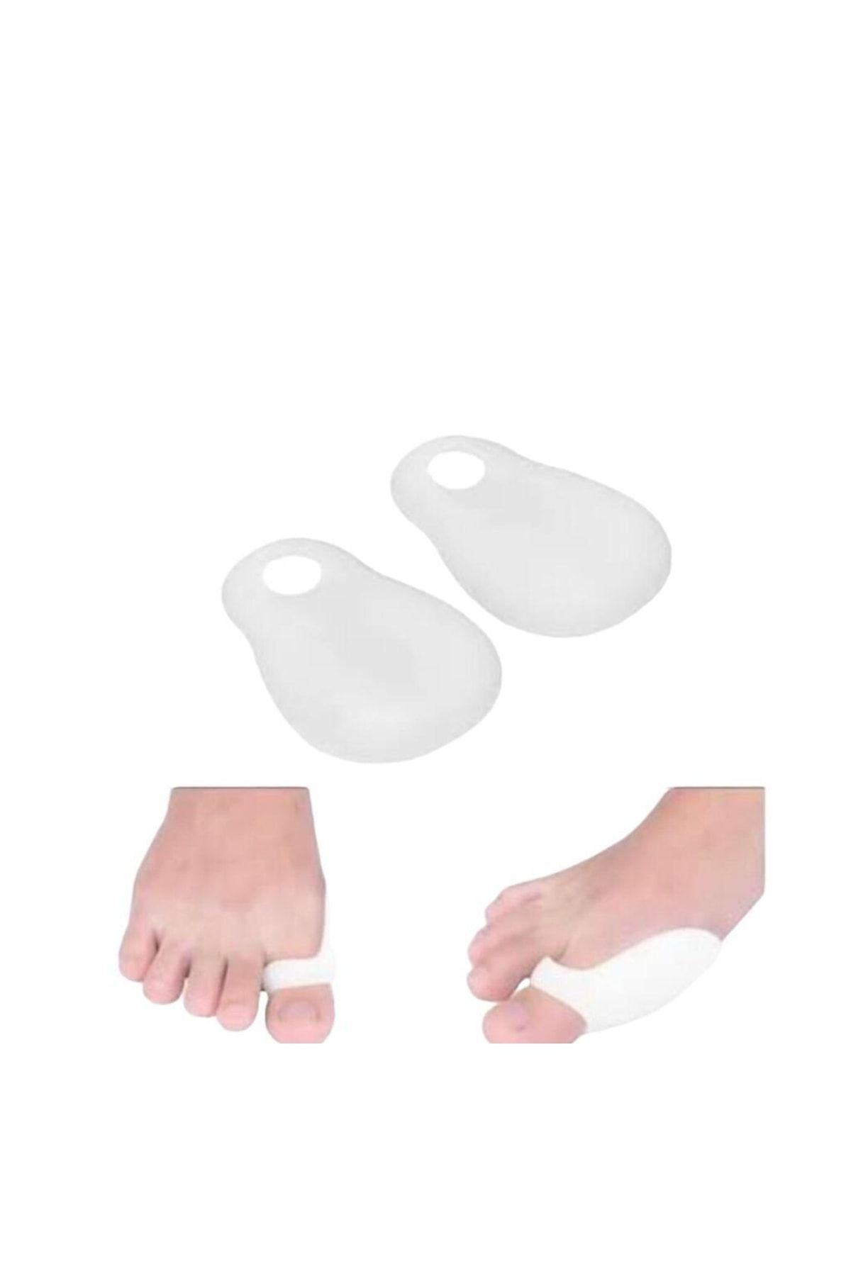 AboutThePerfect Ayak başparmak koruyucu silikon set, rahat ve konforlu kullanımıyla destek sağlar