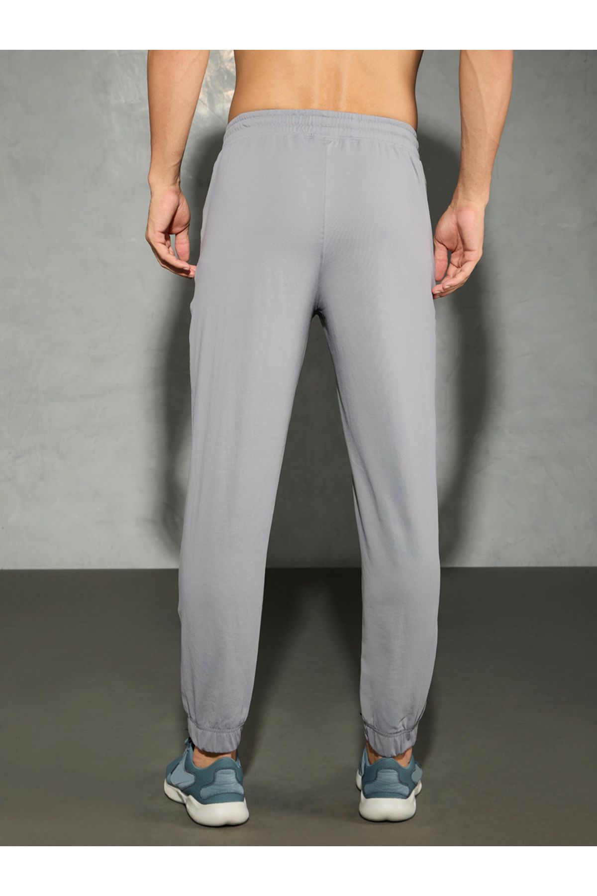 Technosport By Styli-Mid Rise Stretch Joggers with Drawstring 6